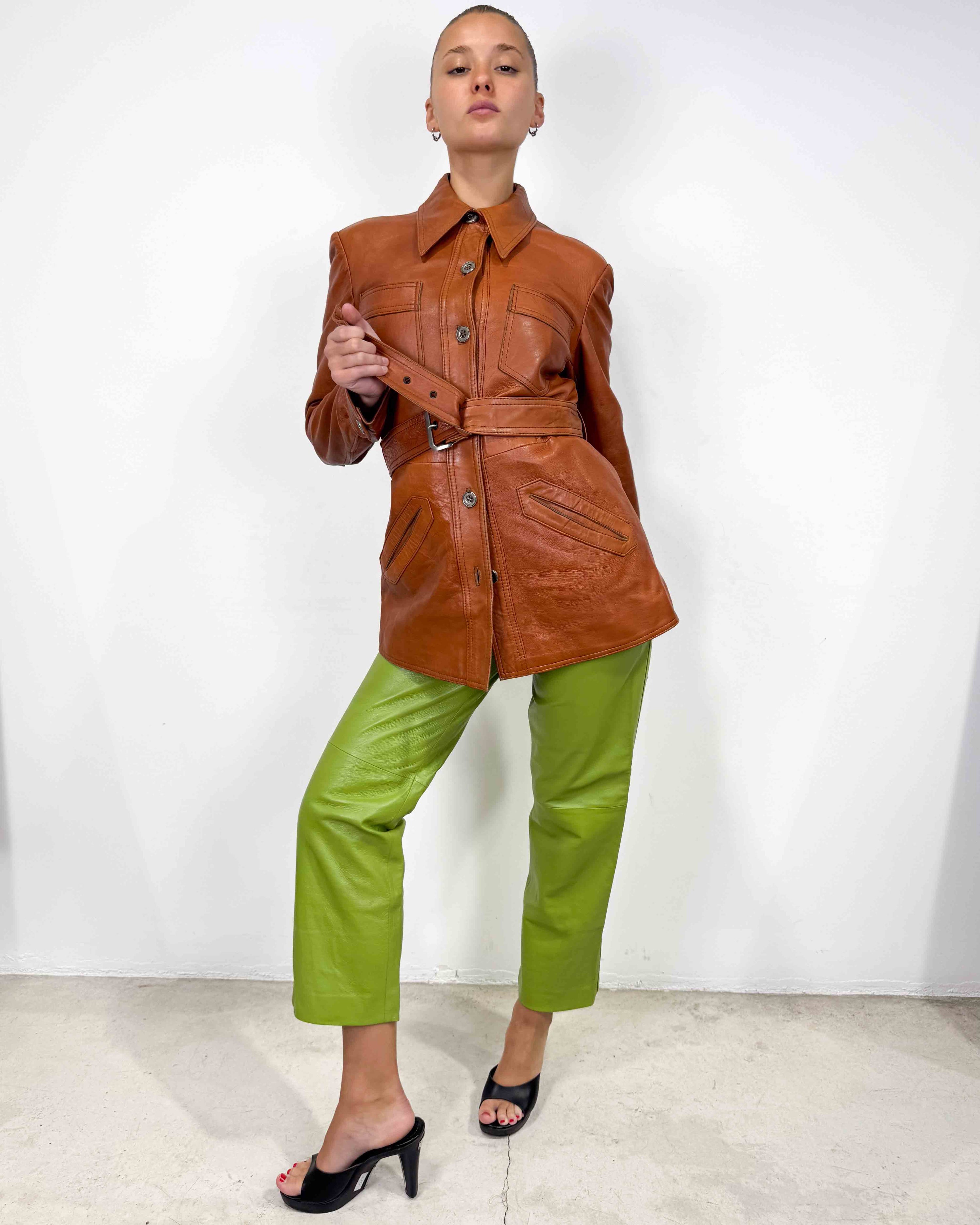 The roma leather jacket