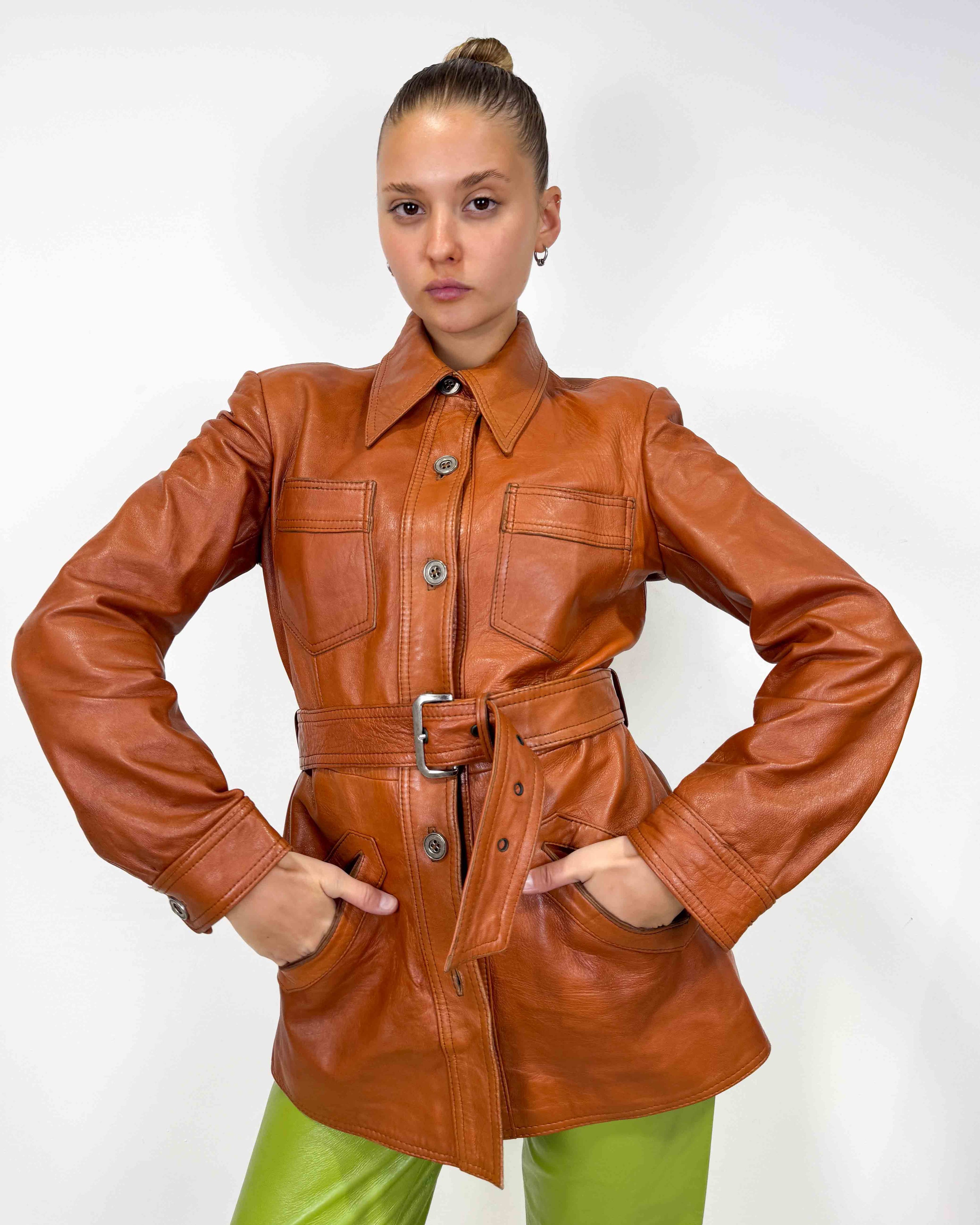 The roma leather jacket