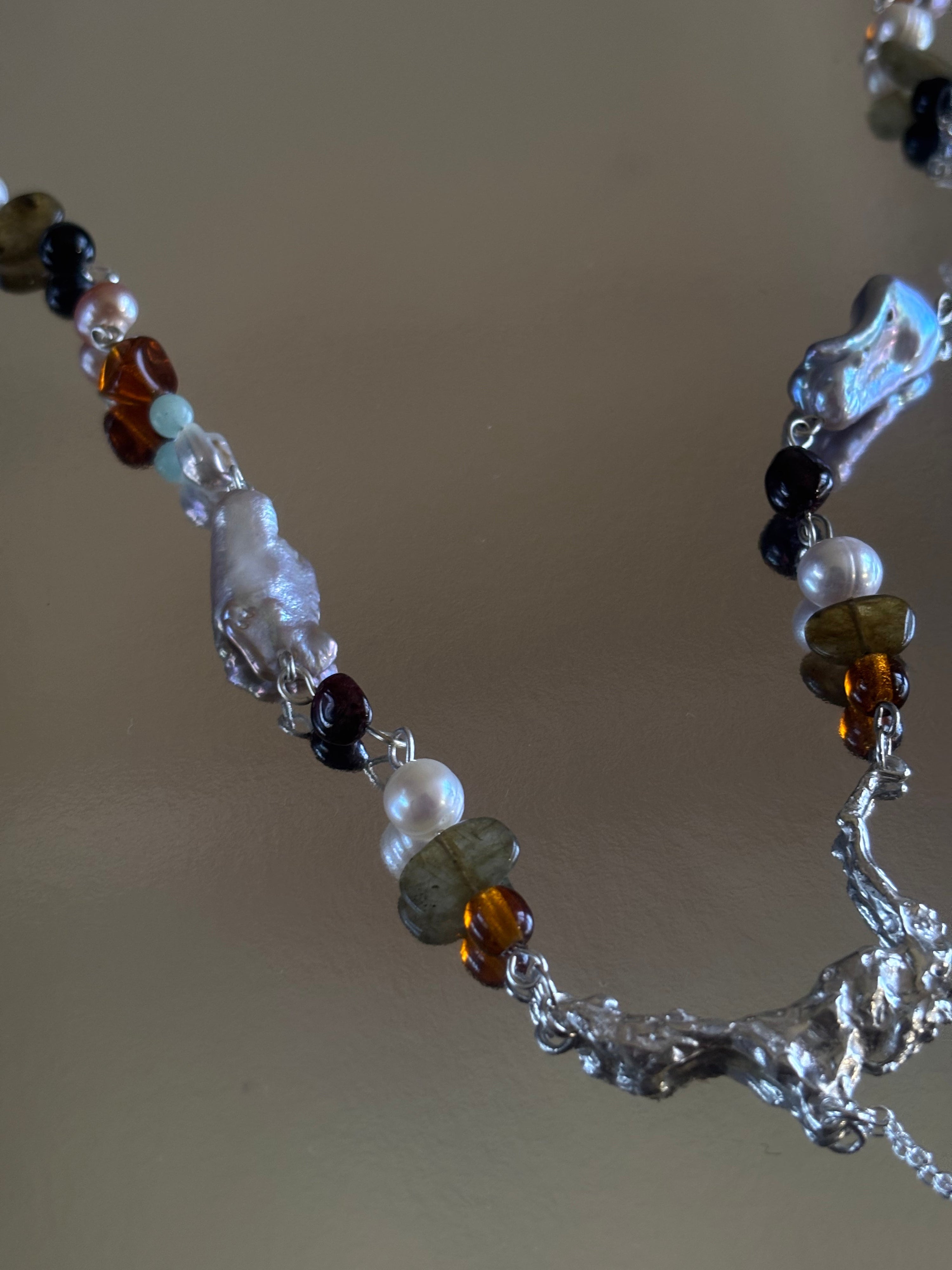 Beaded seraph necklace - grandma