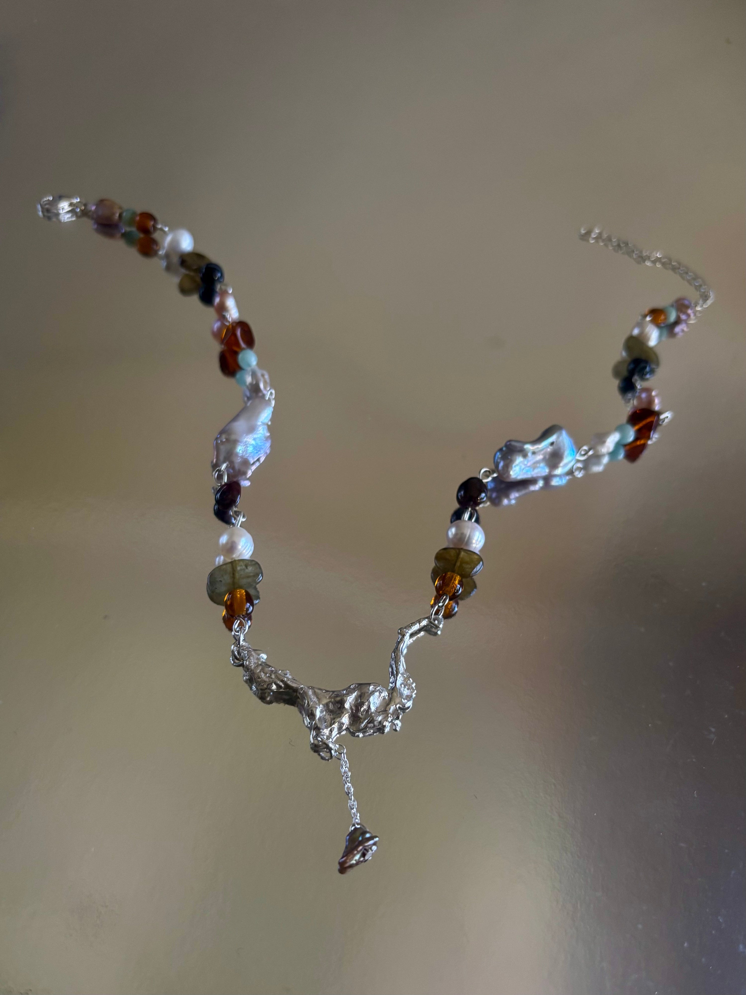 Beaded seraph necklace - grandma