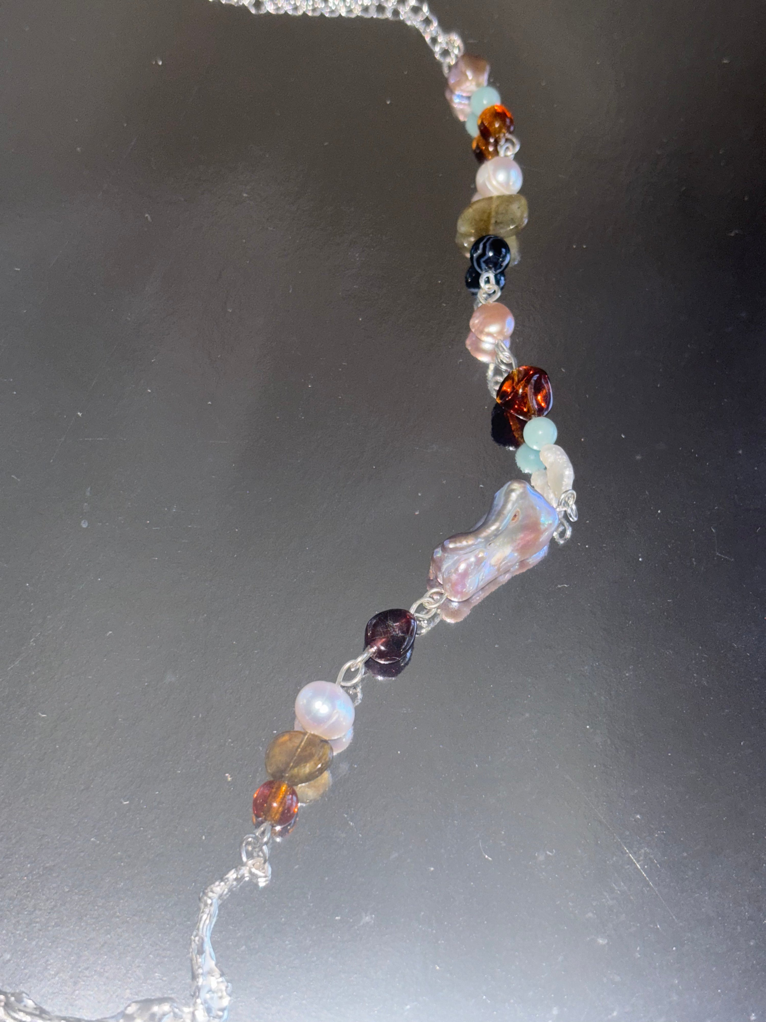 Beaded seraph necklace - grandma