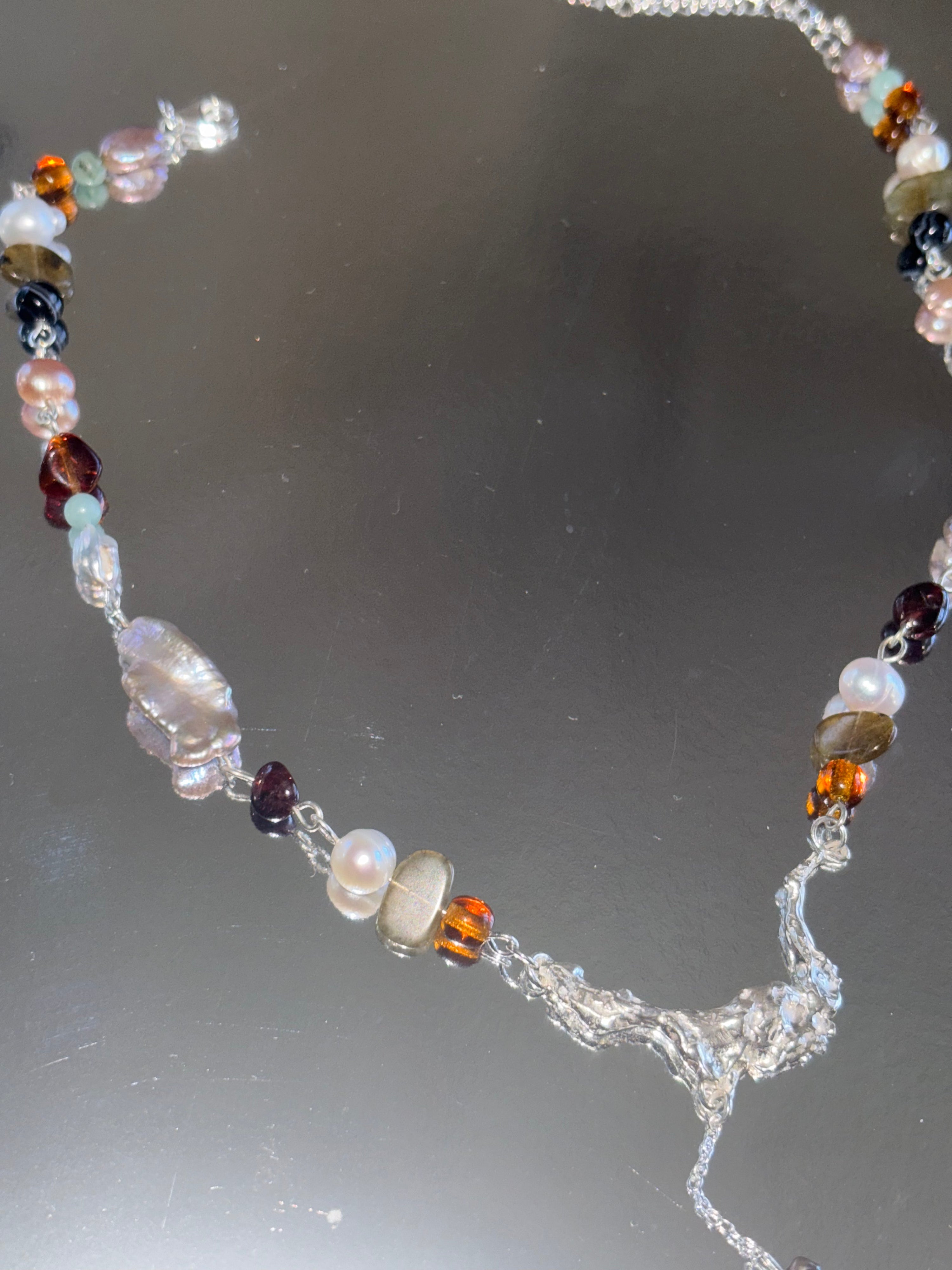 Beaded seraph necklace - grandma