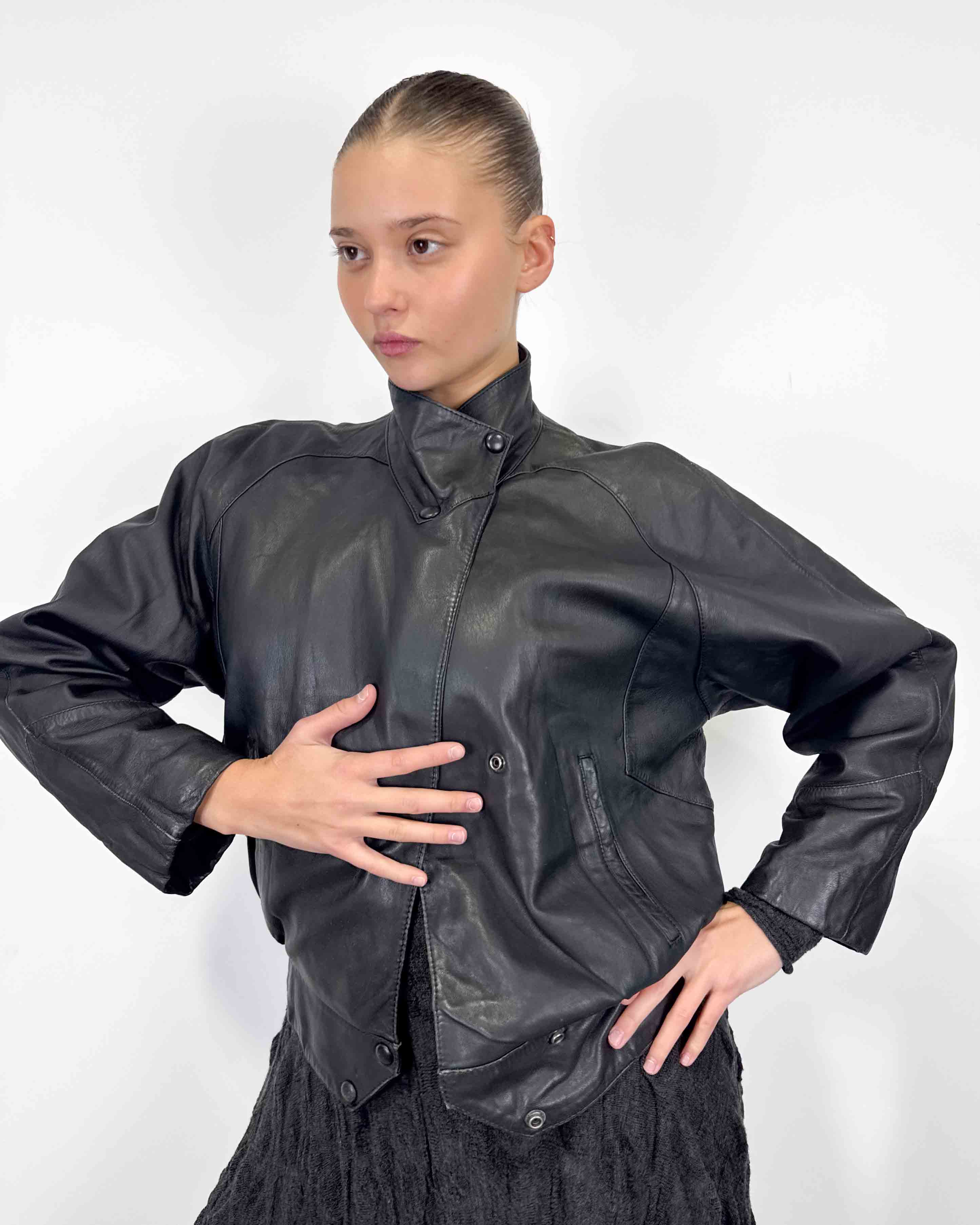 The krista leather jacket