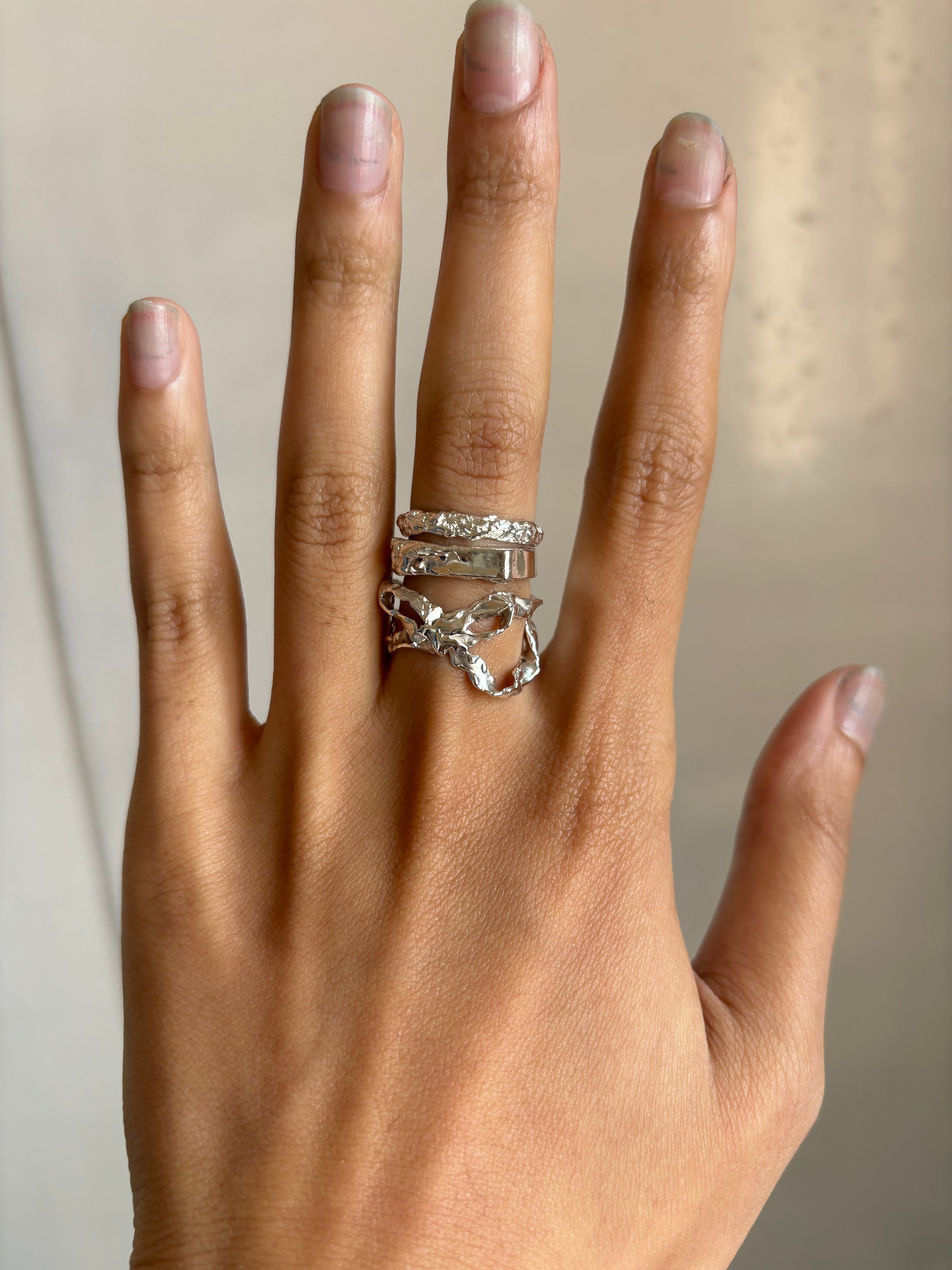 Burnt bow ring