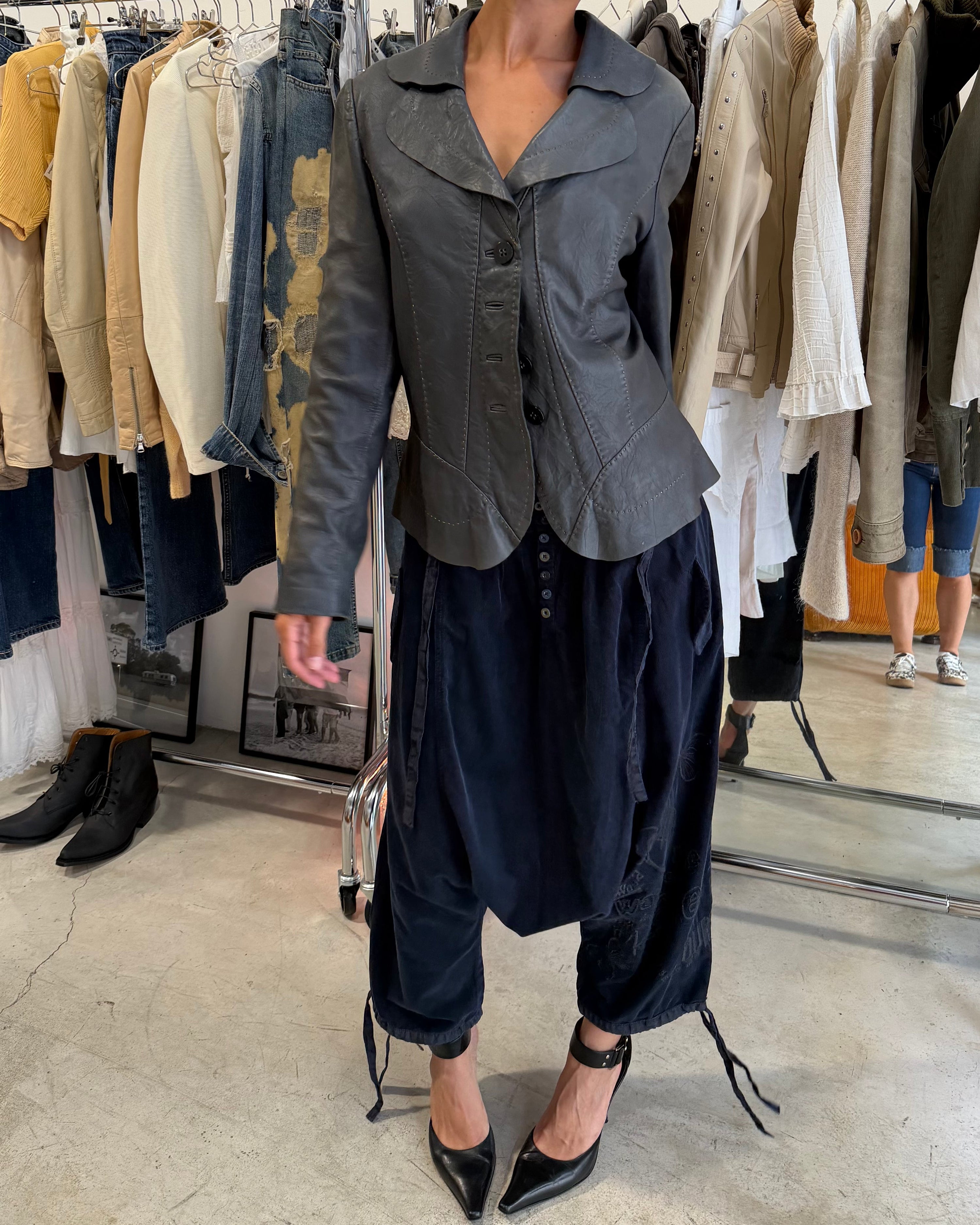 The fania leather jacket