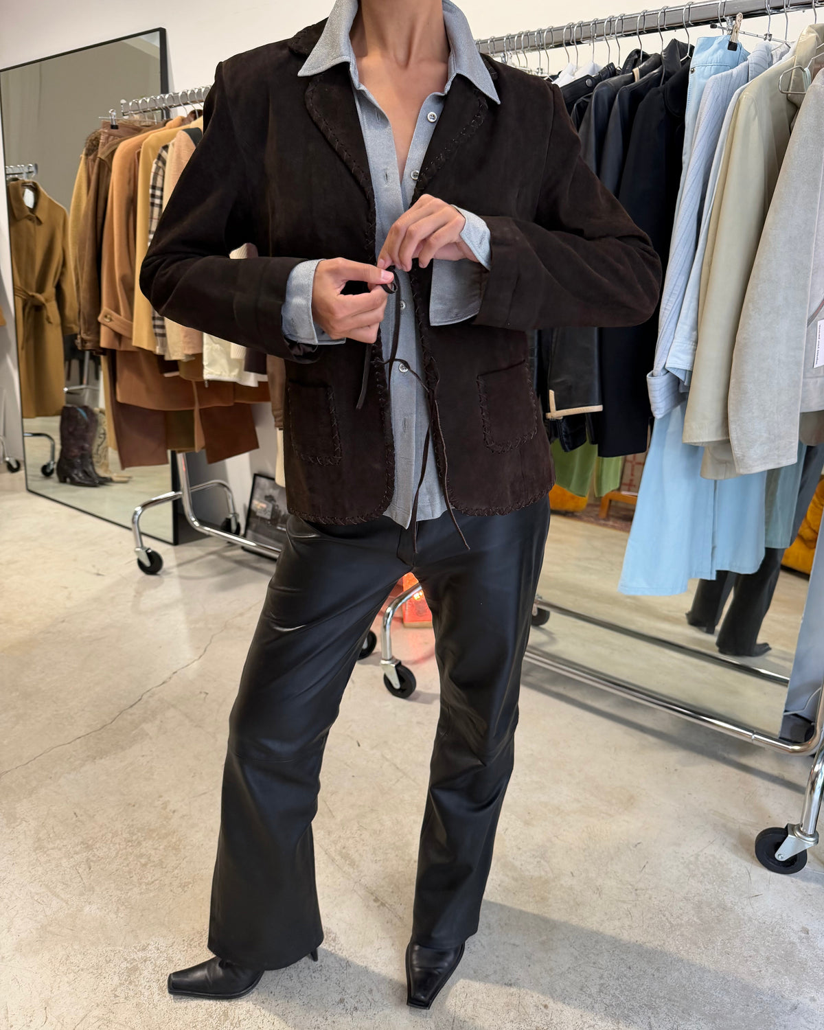 The vilma leather jacket