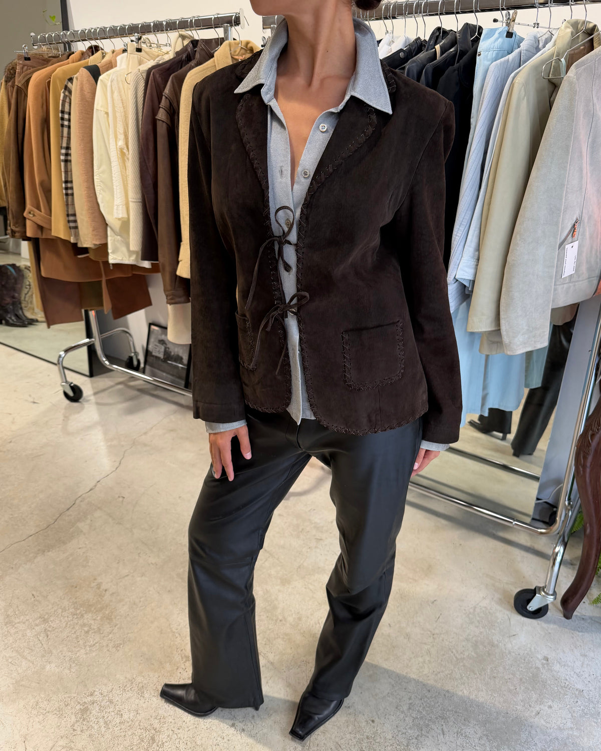 The vilma leather jacket