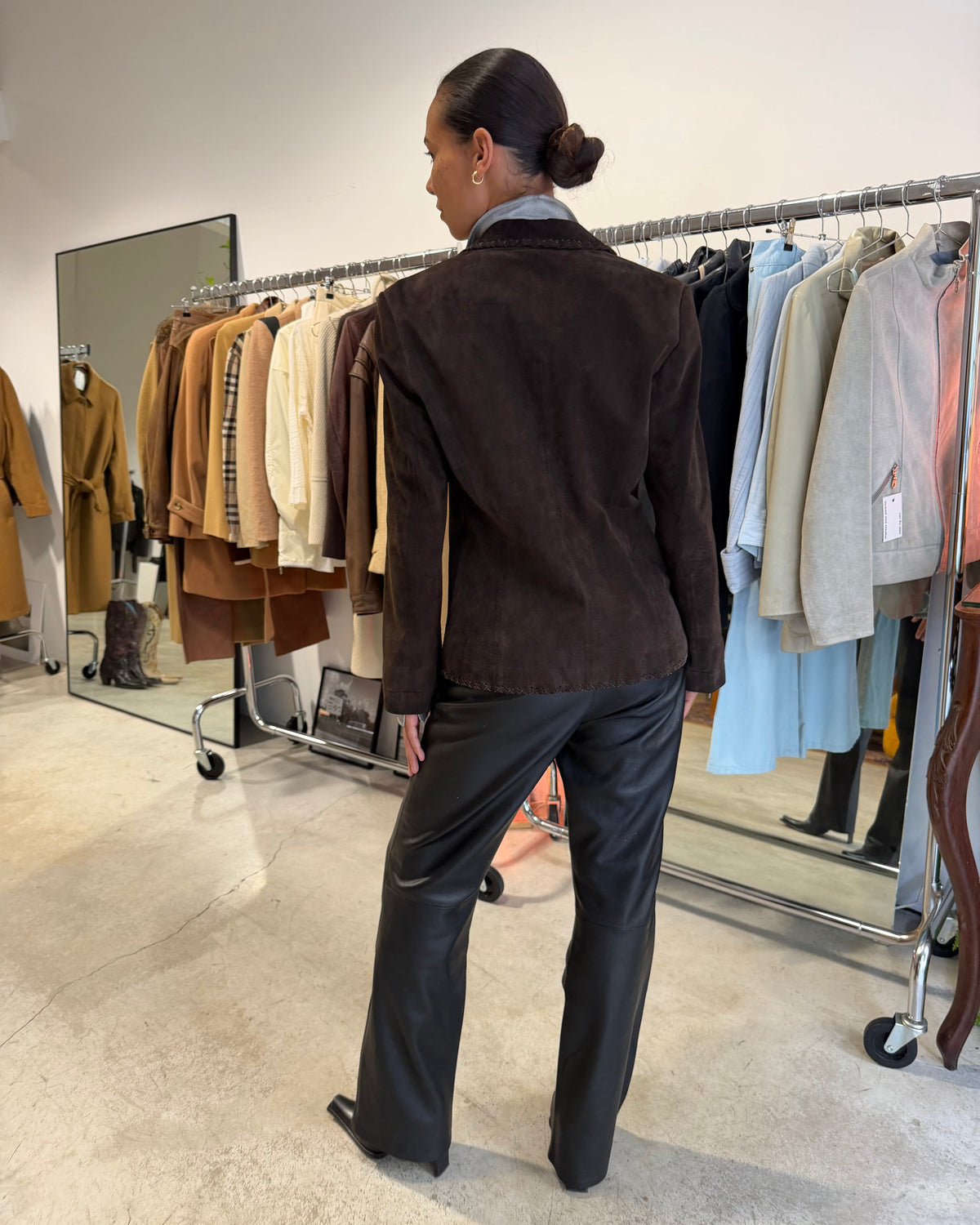 The vilma leather jacket
