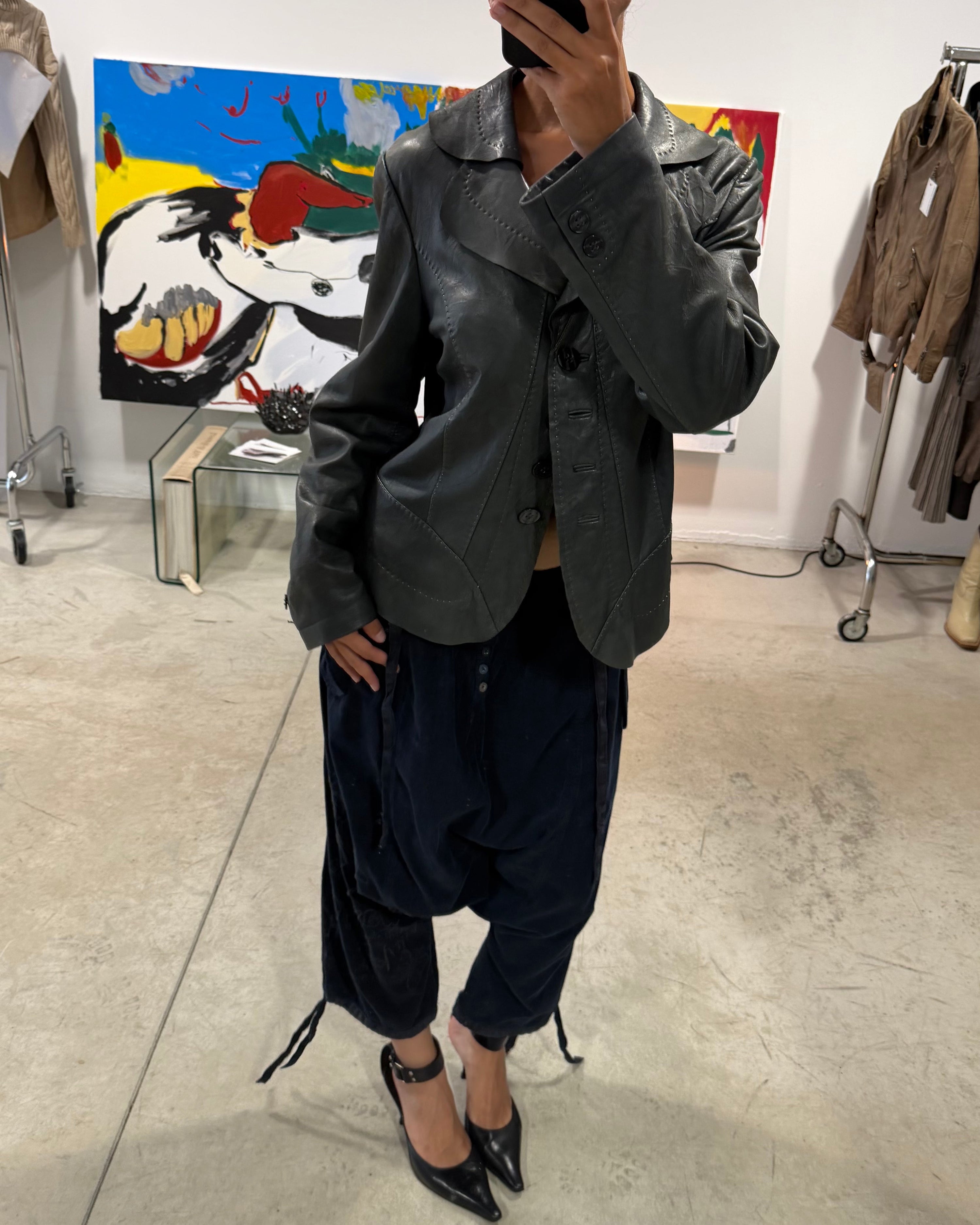 The fania leather jacket