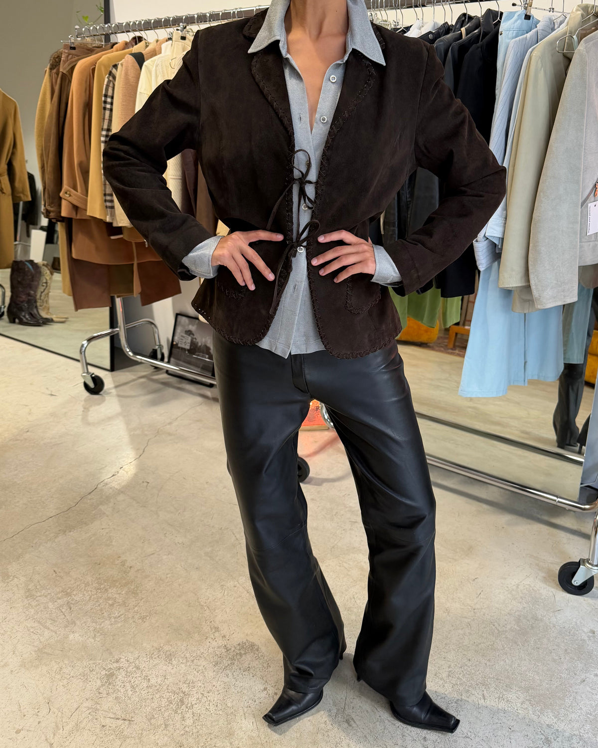The vilma leather jacket