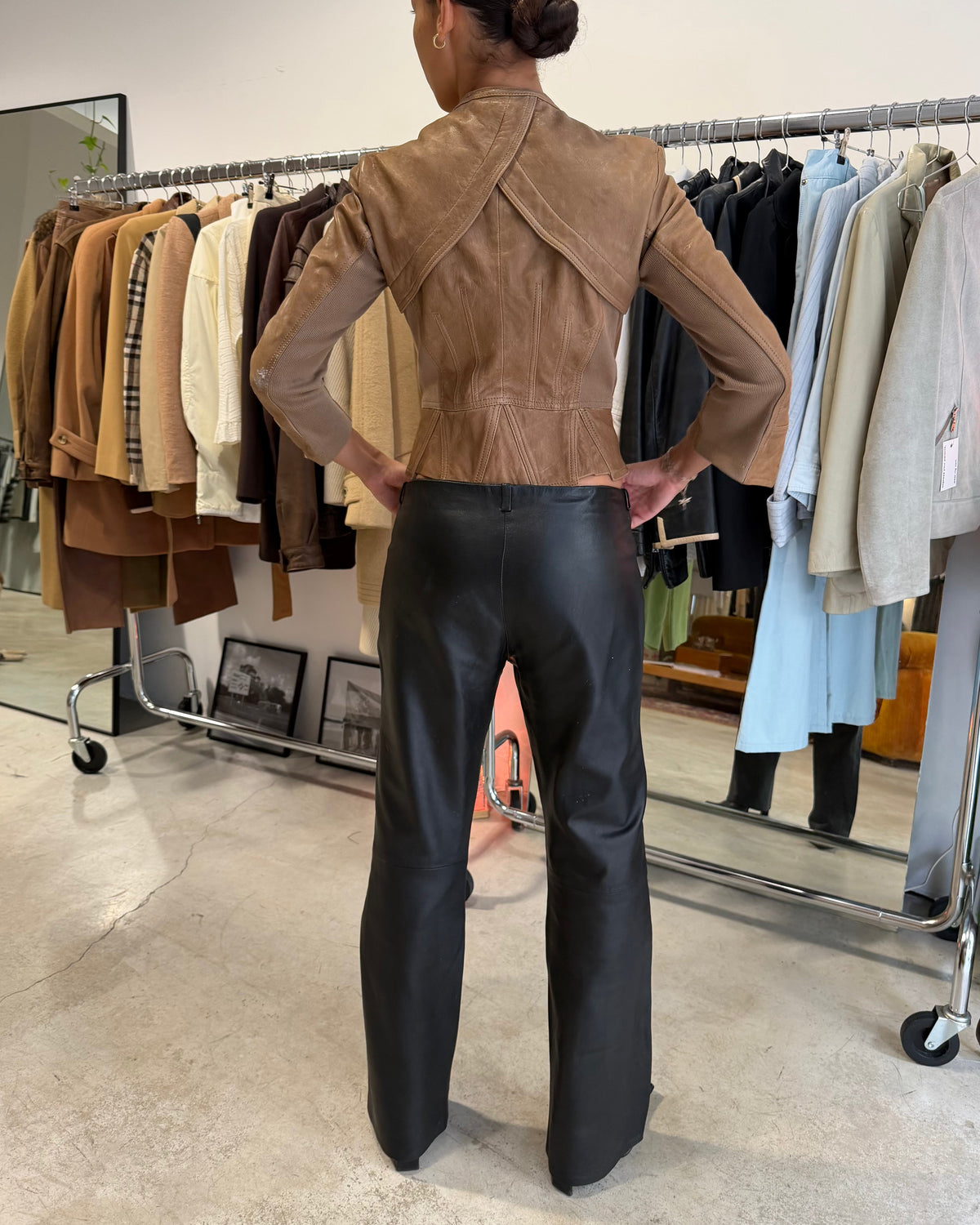 The carla leather jacket