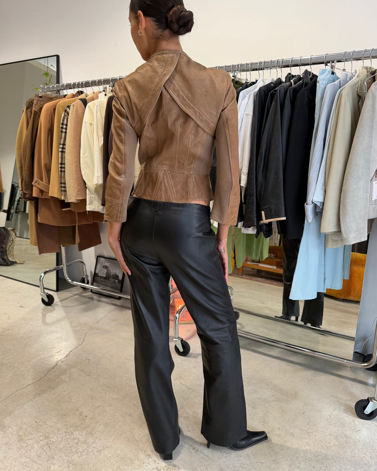 The carla leather jacket