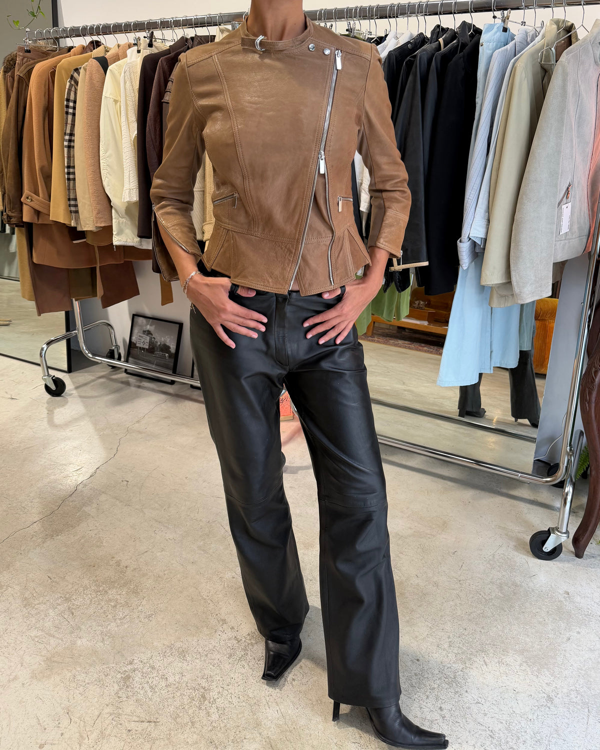 The carla leather jacket