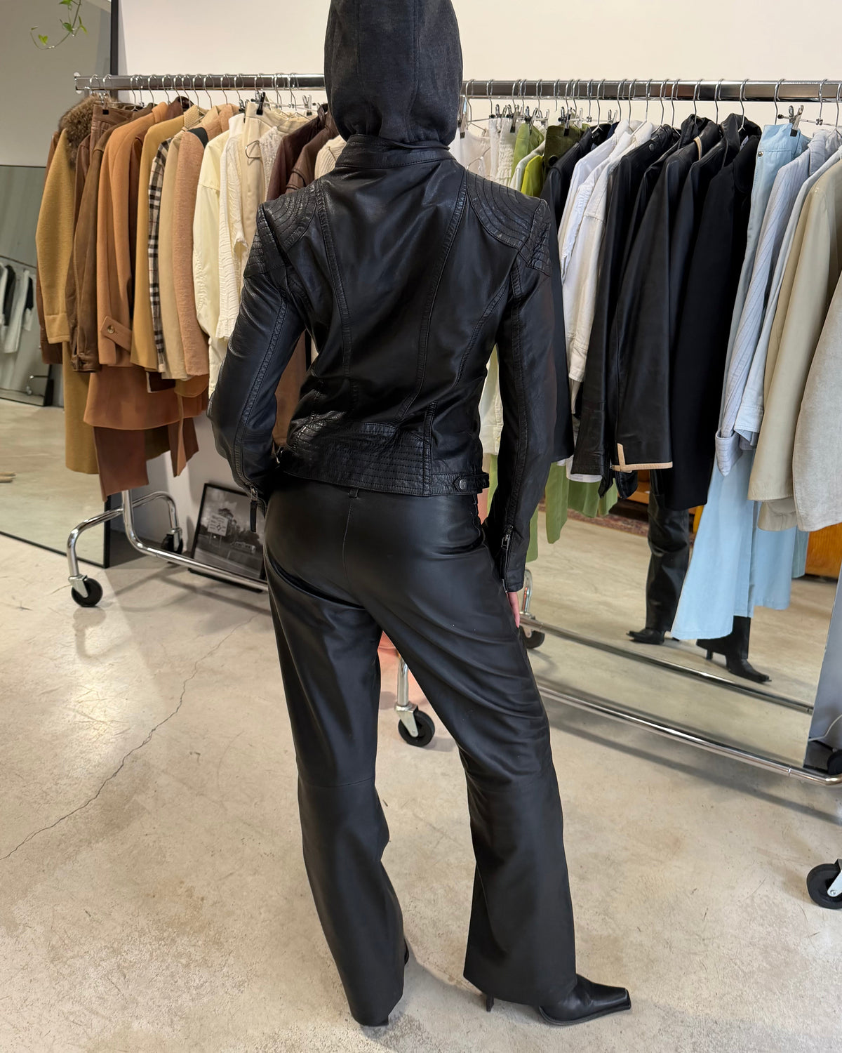 The lainey leather jacket