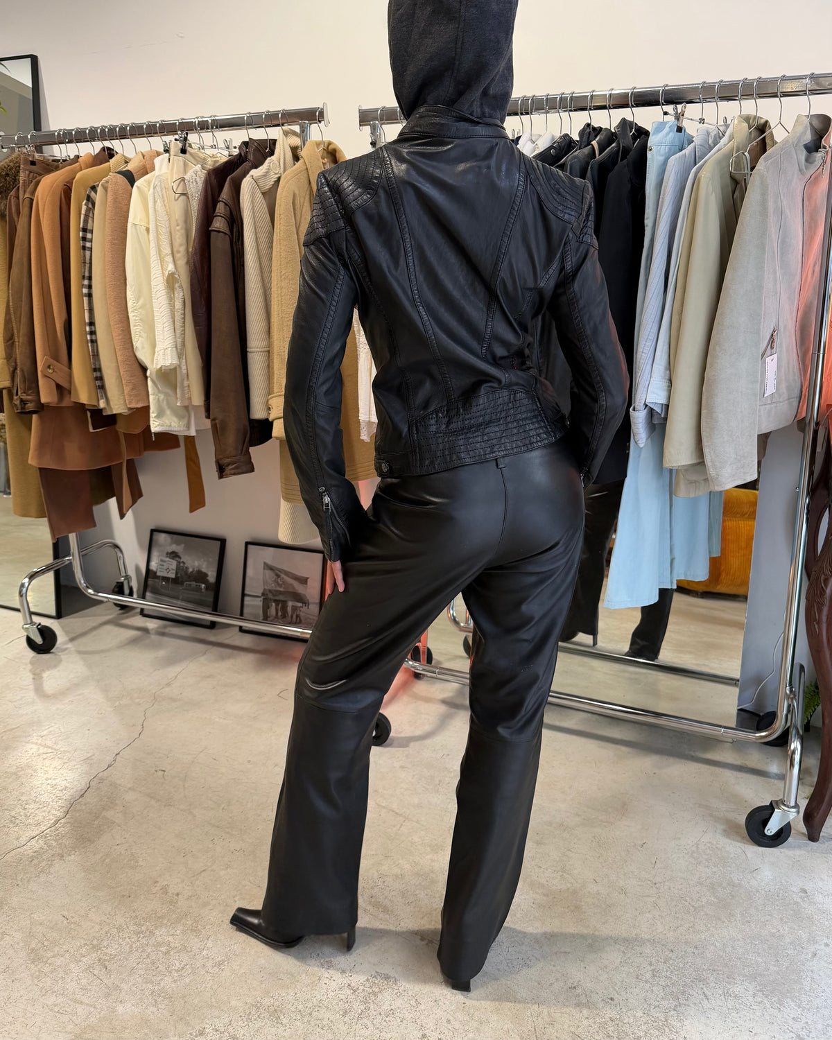 The lainey leather jacket