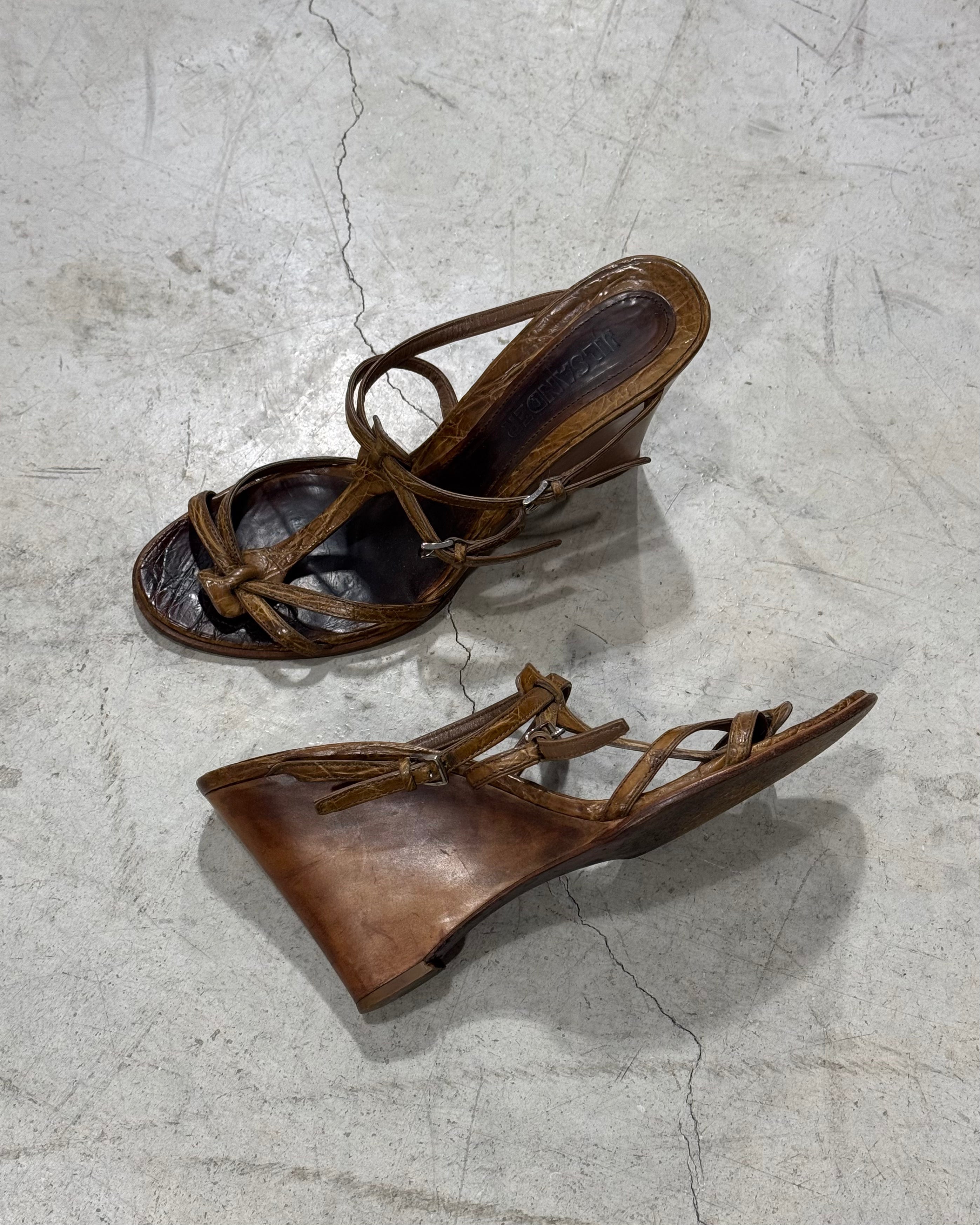 The alva sandals by jil sander