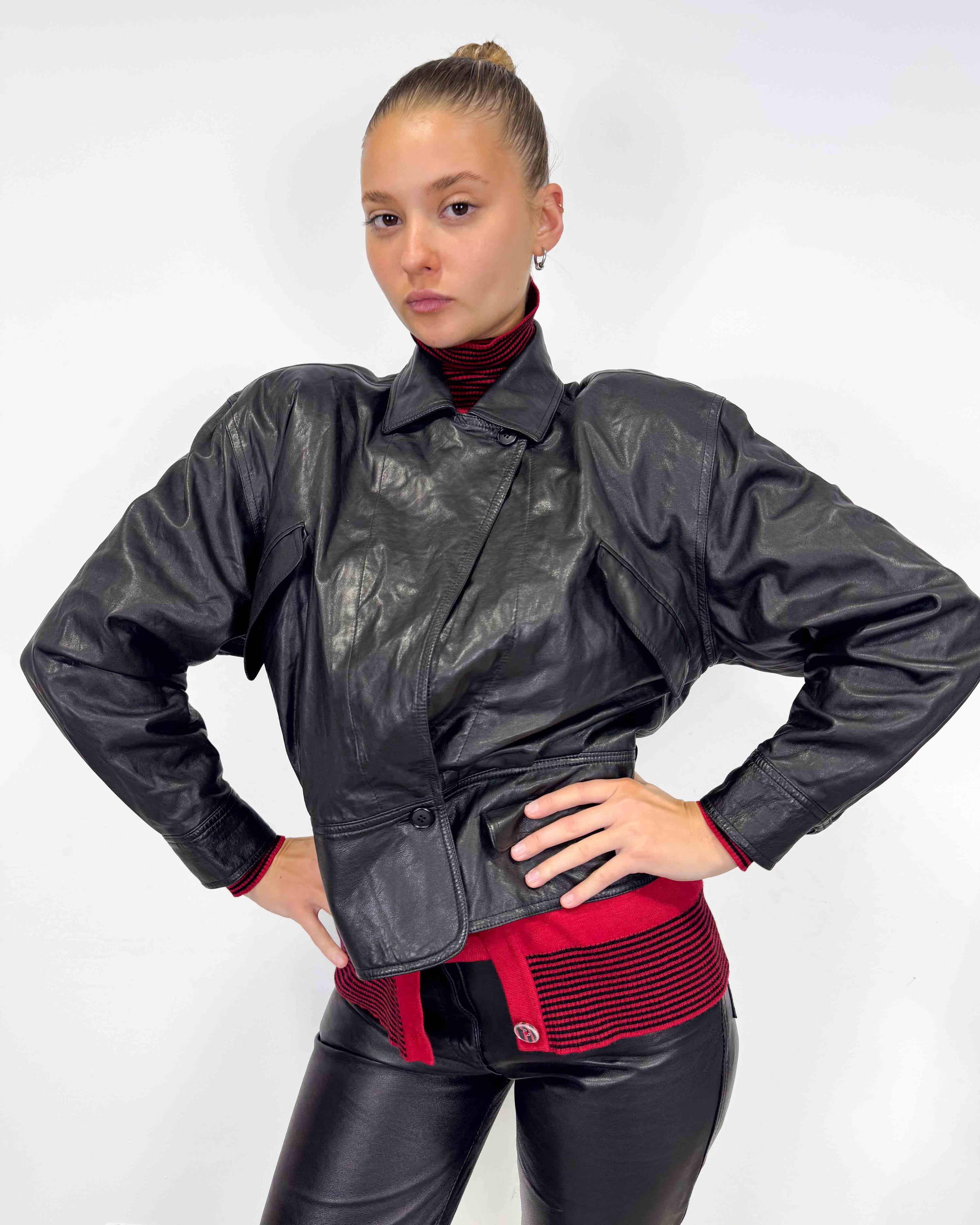 The siara leather jacket