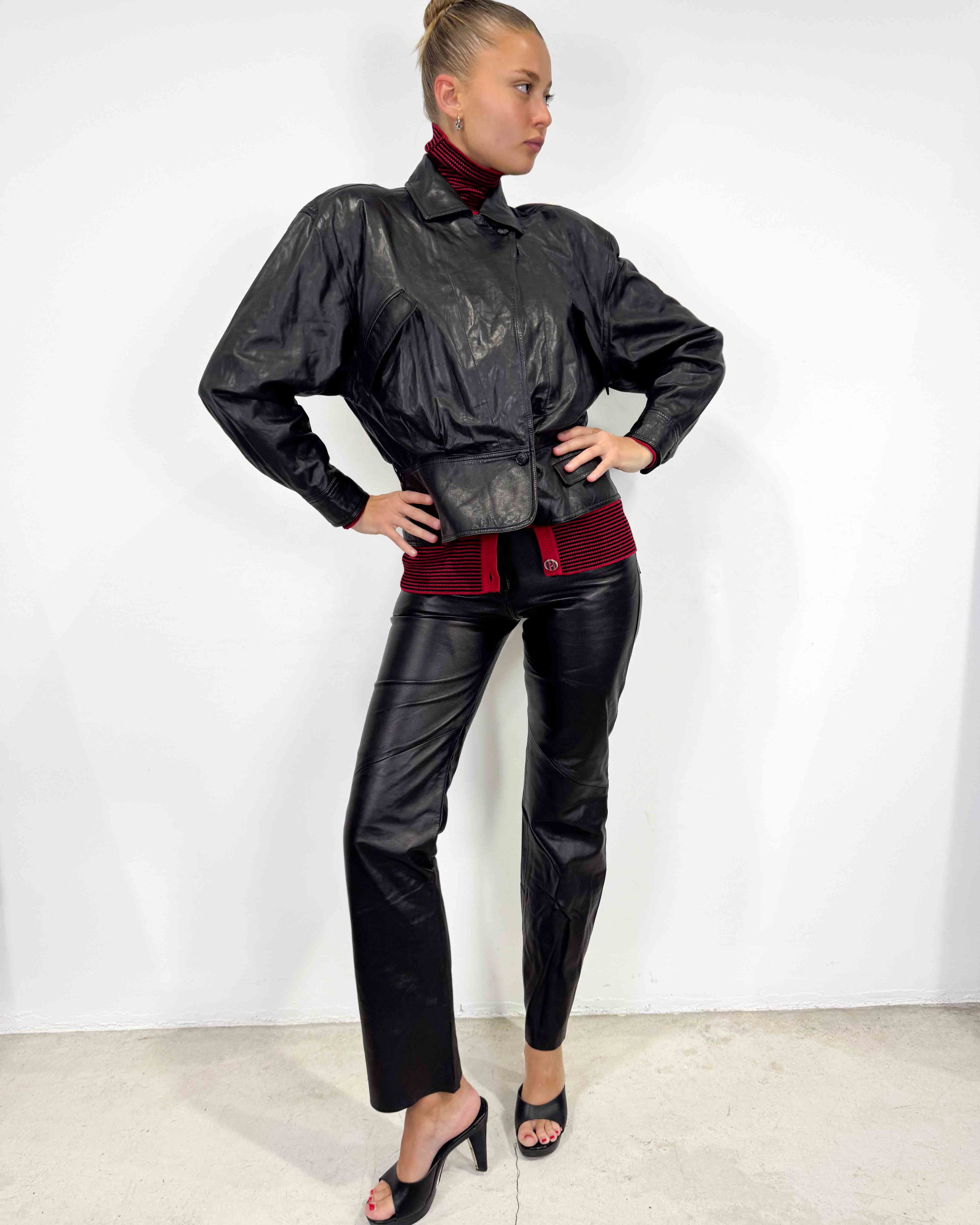 The siara leather jacket