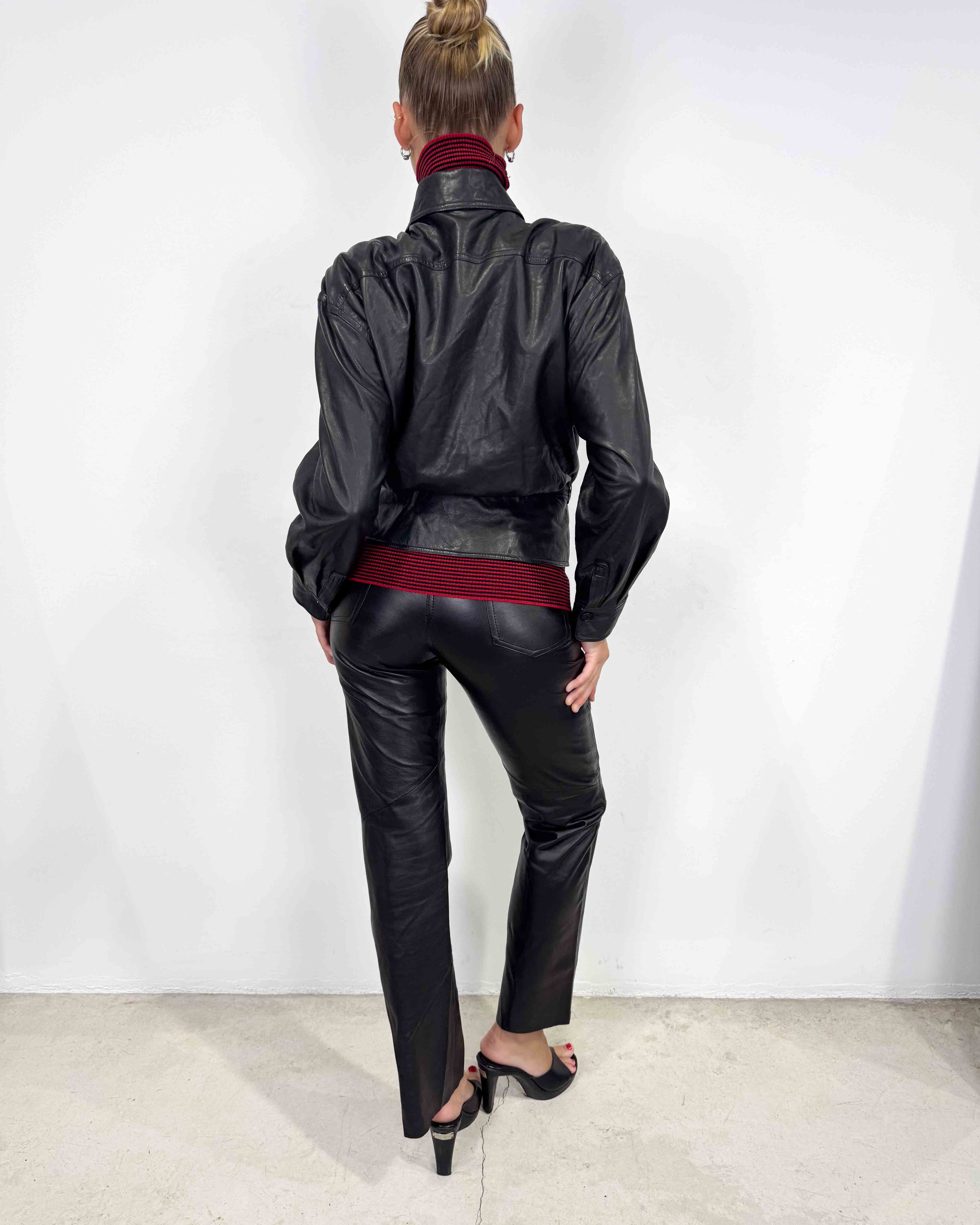 The siara leather jacket