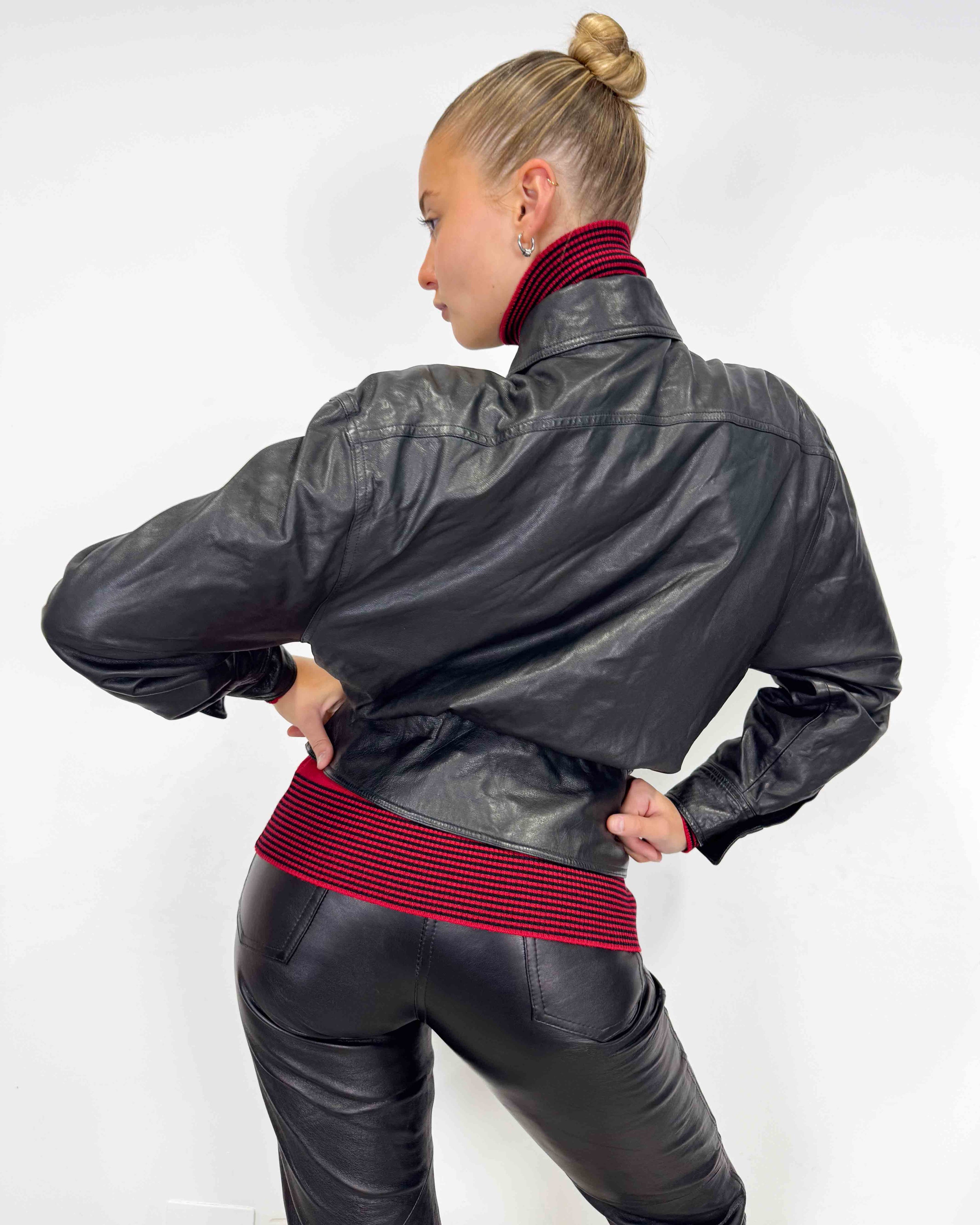 The siara leather jacket