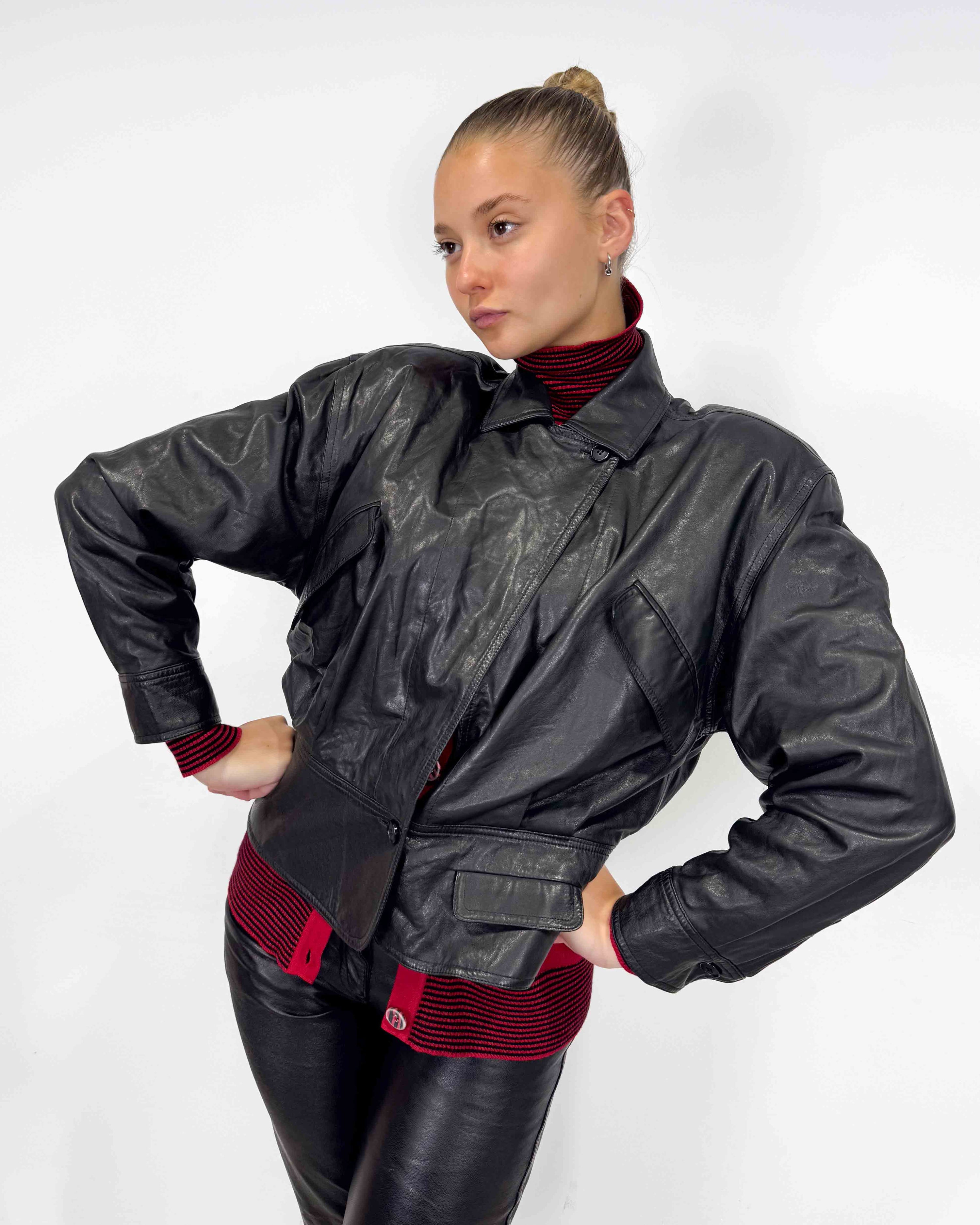The siara leather jacket