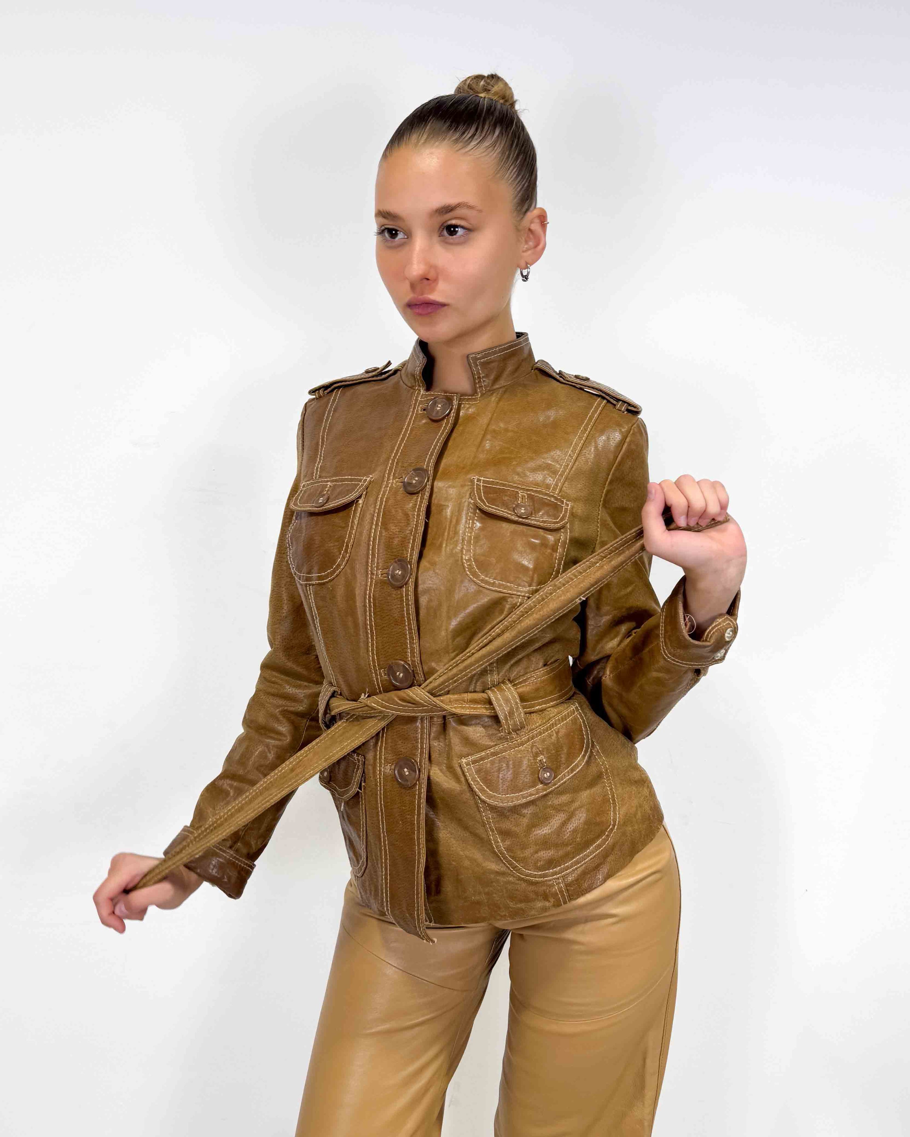 The giada leather jacket