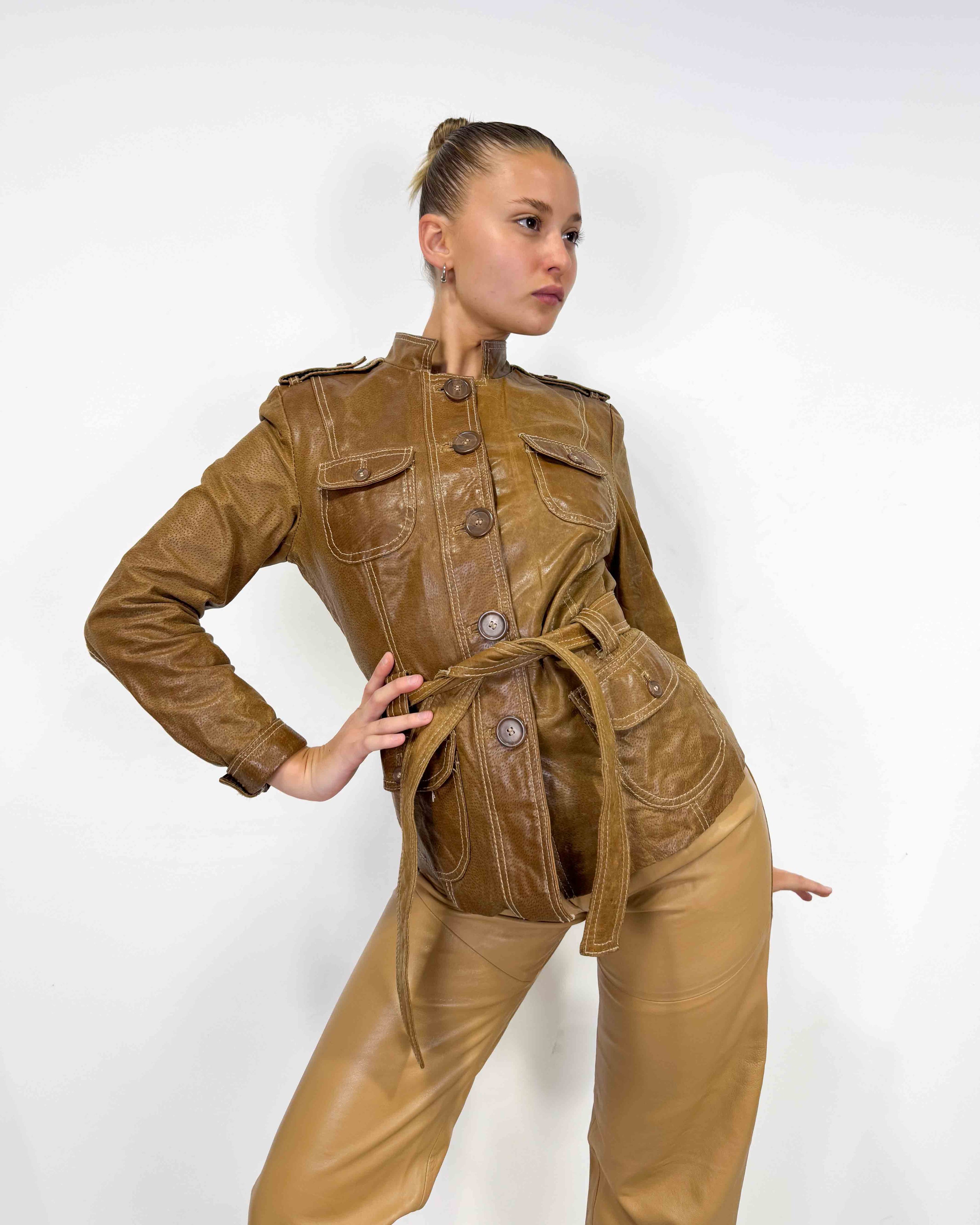 The giada leather jacket
