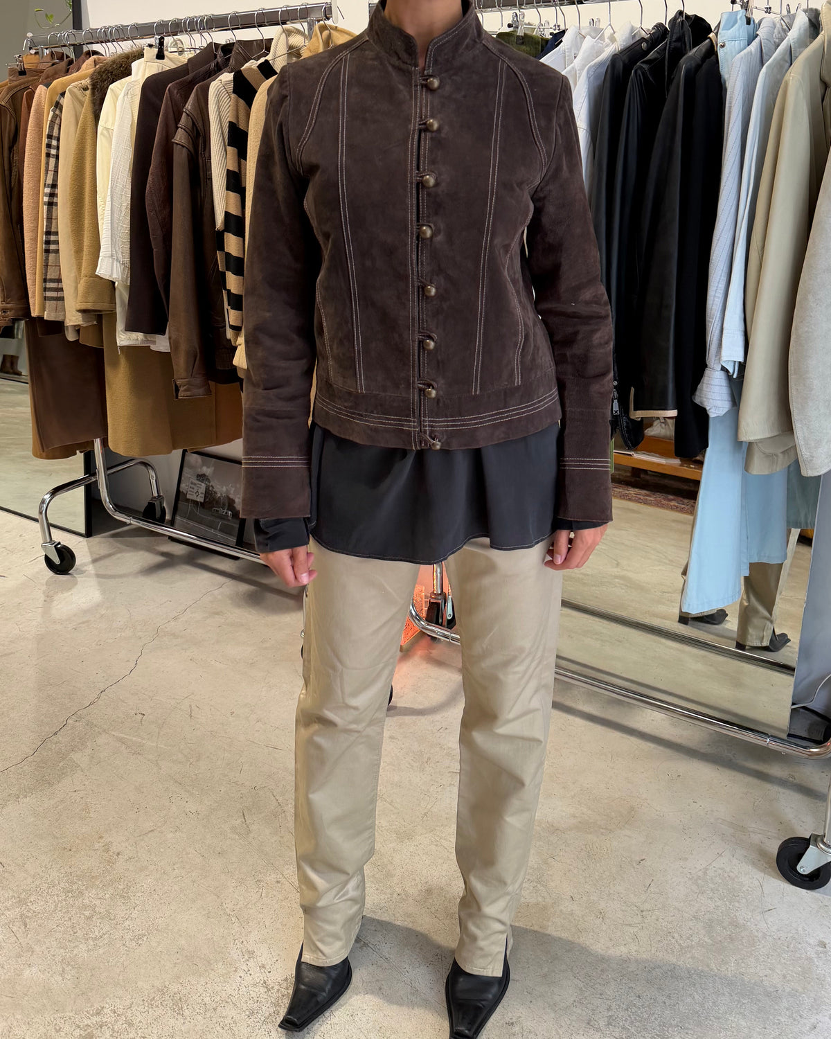 The sandra leather jacket