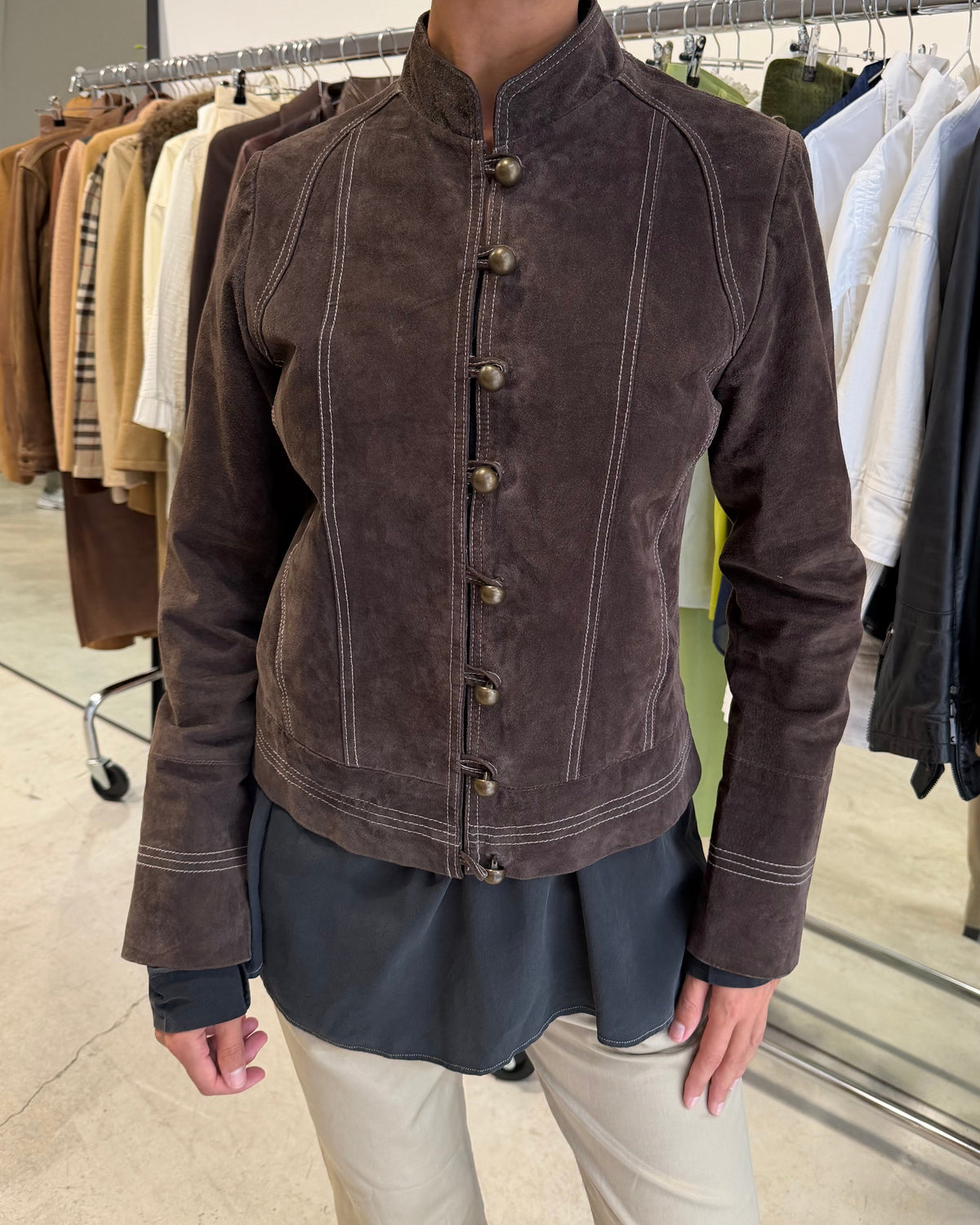 The sandra leather jacket