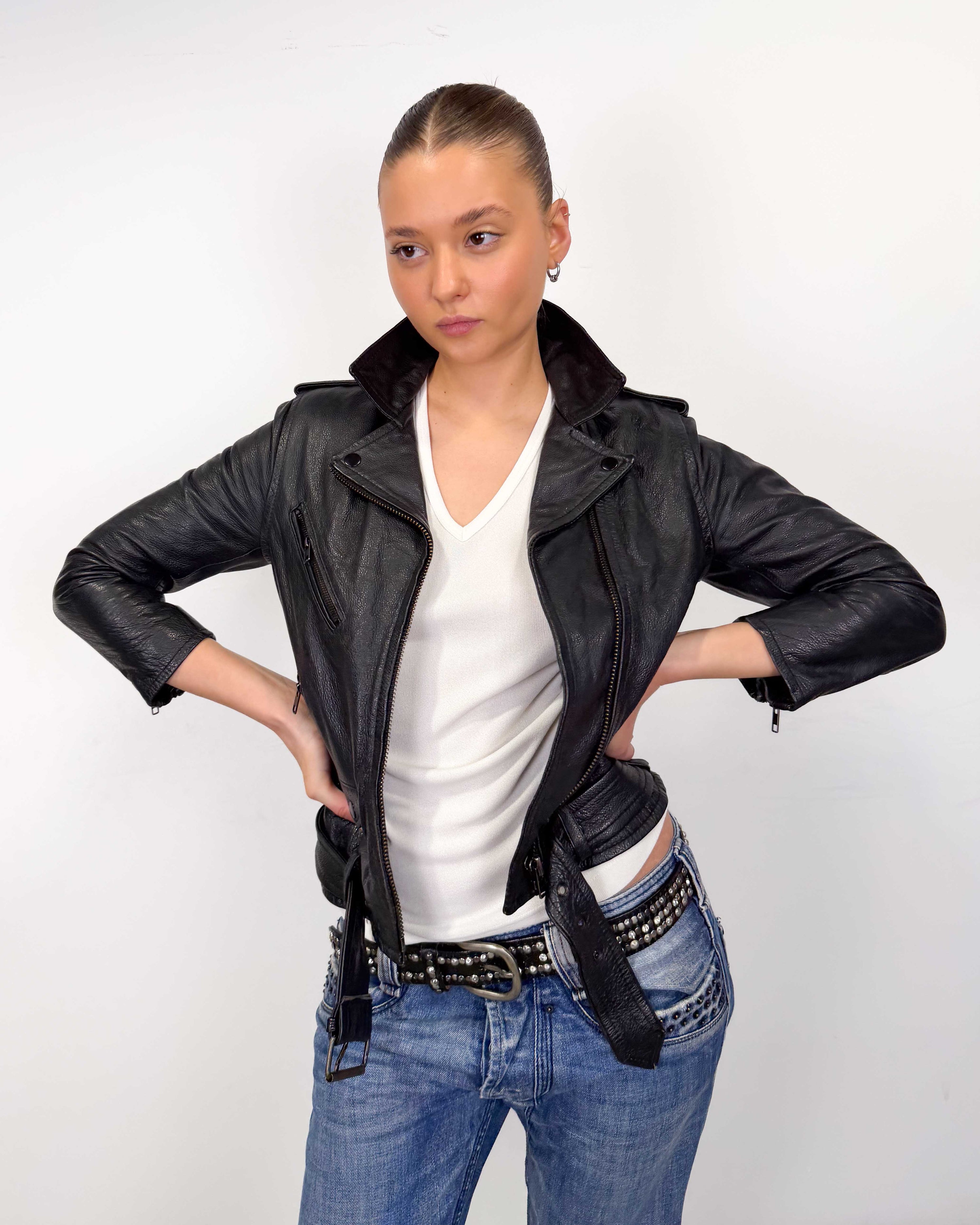 The wesley leather jacket