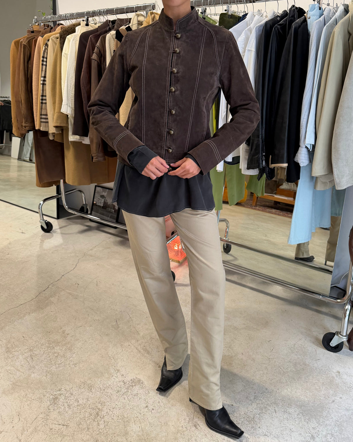 The sandra leather jacket