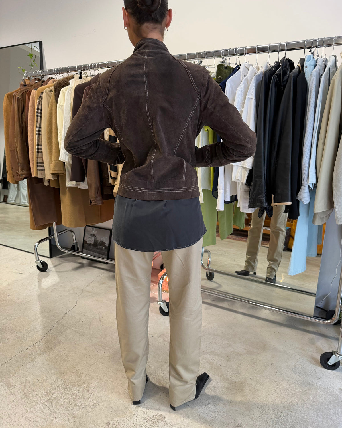 The sandra leather jacket