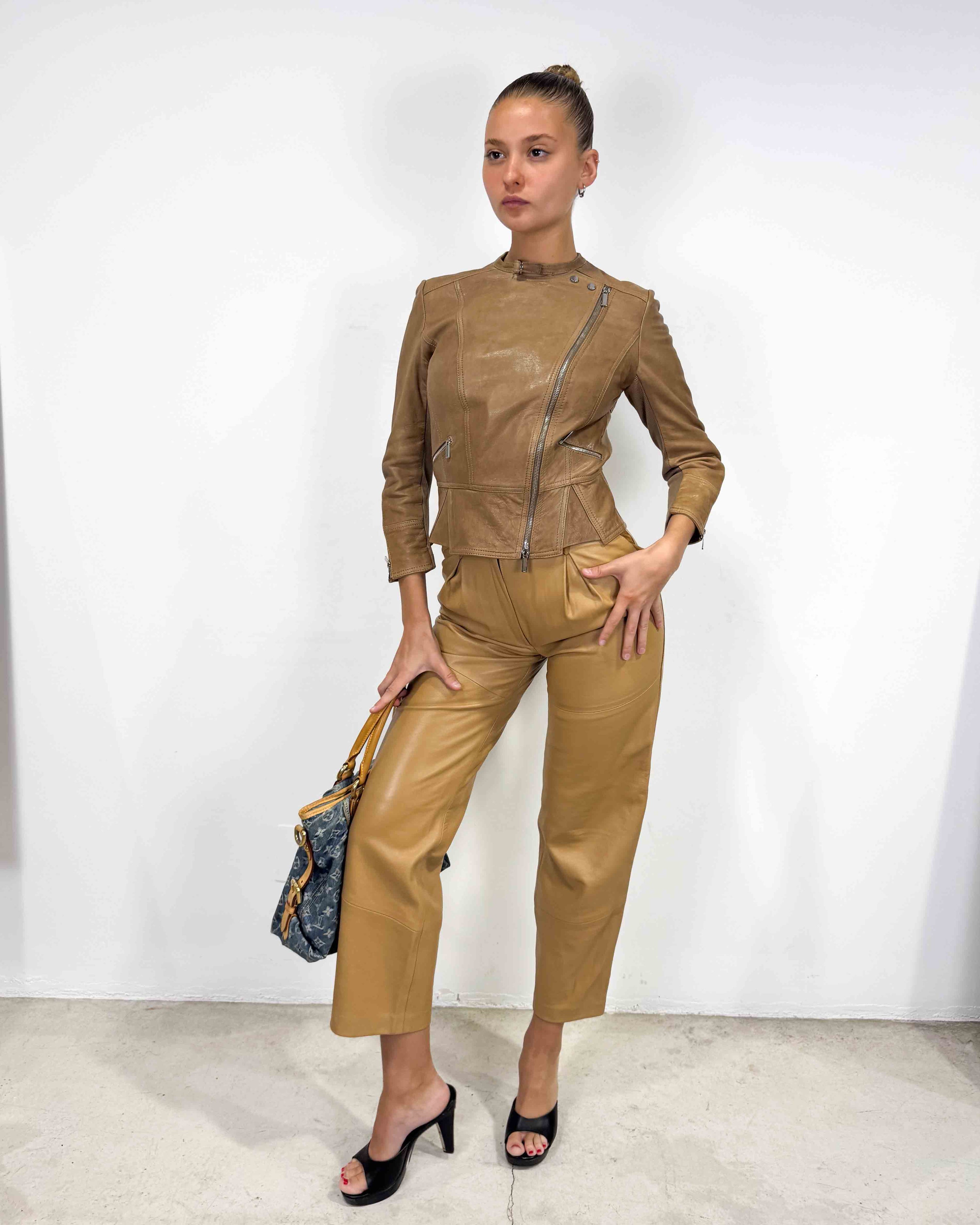 The carla leather jacket