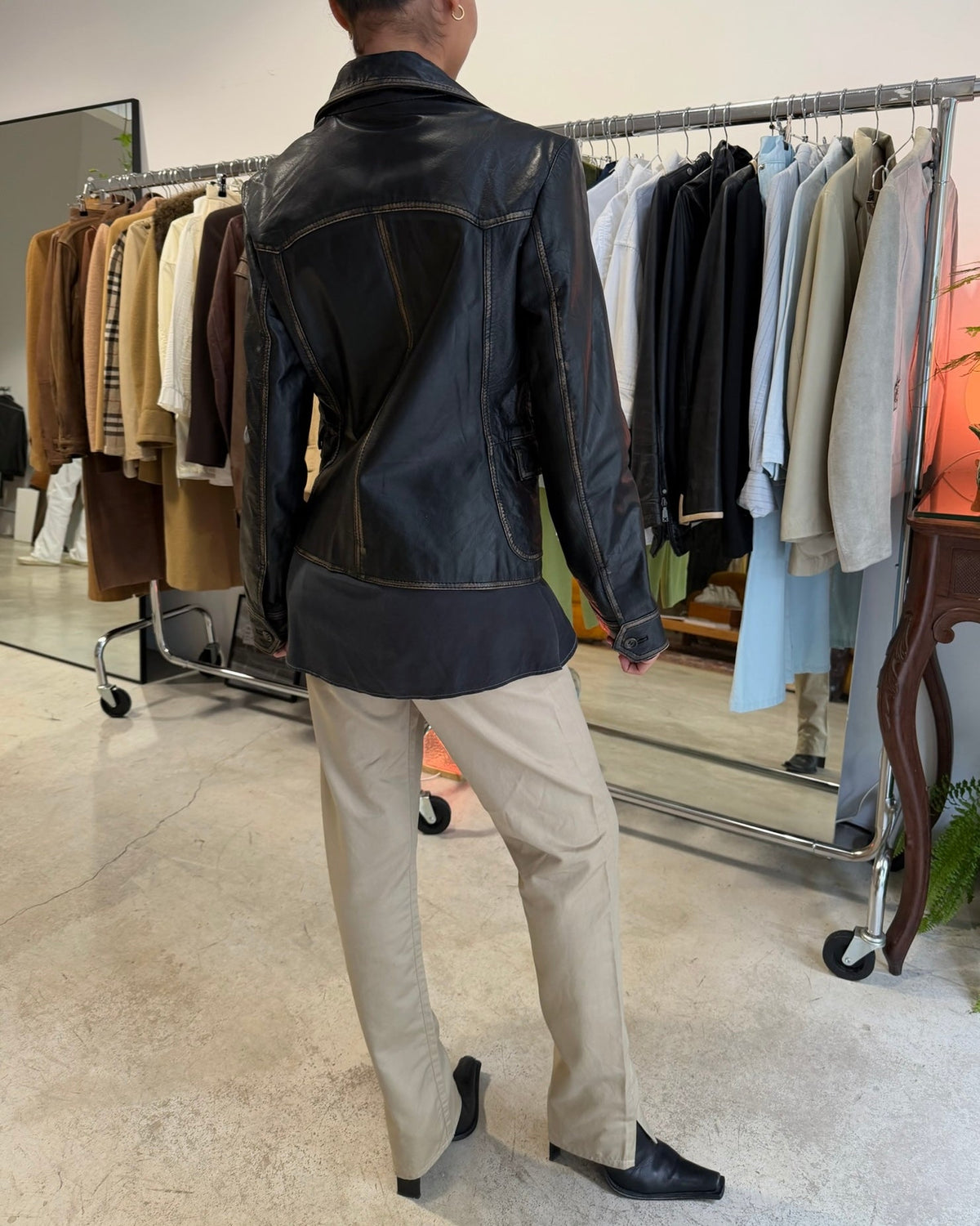 The jordan leather jacket