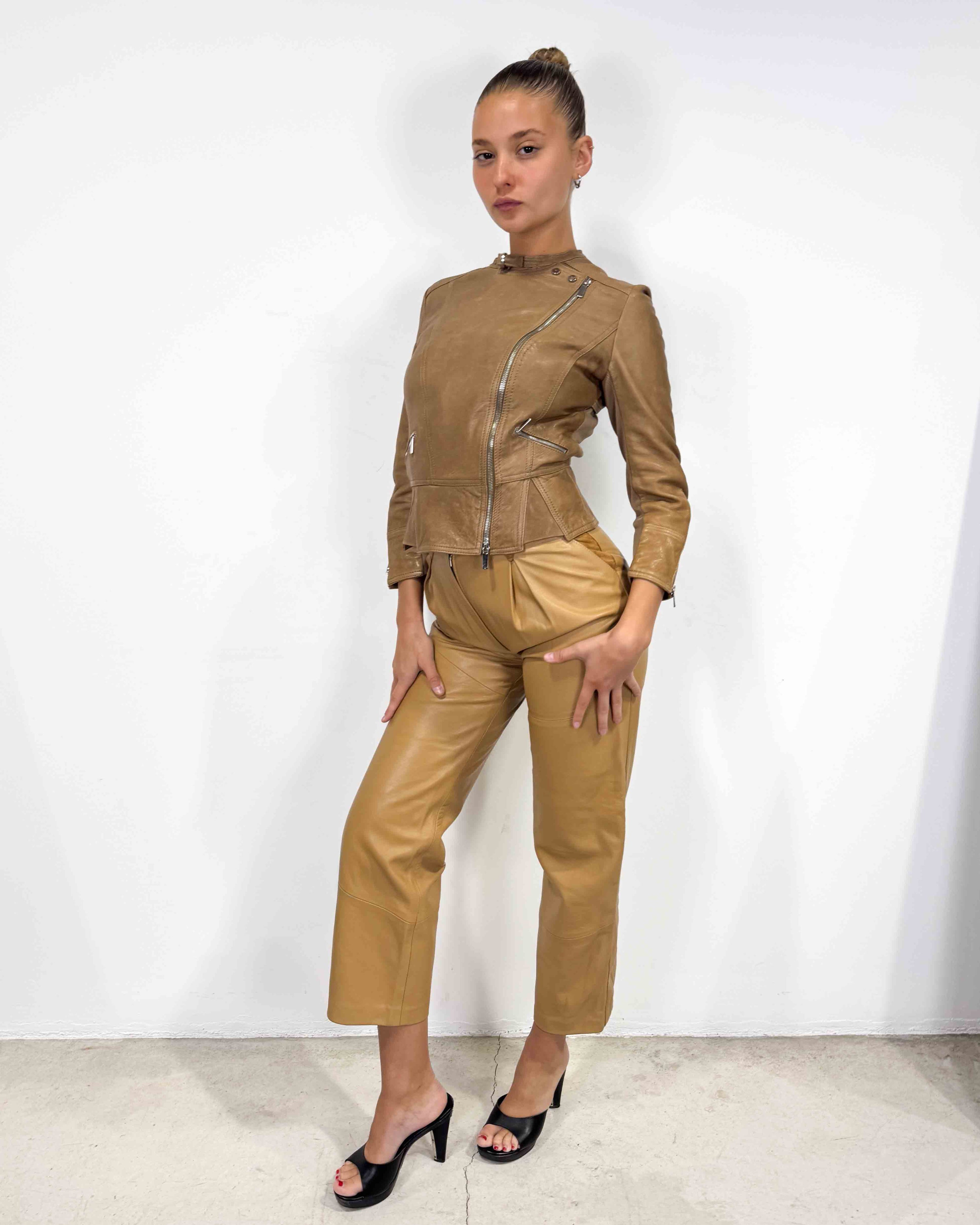 The carla leather jacket