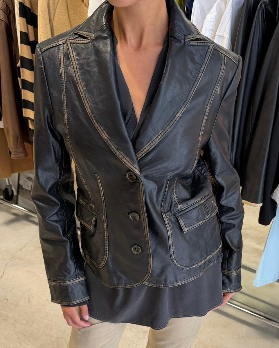 The jordan leather jacket