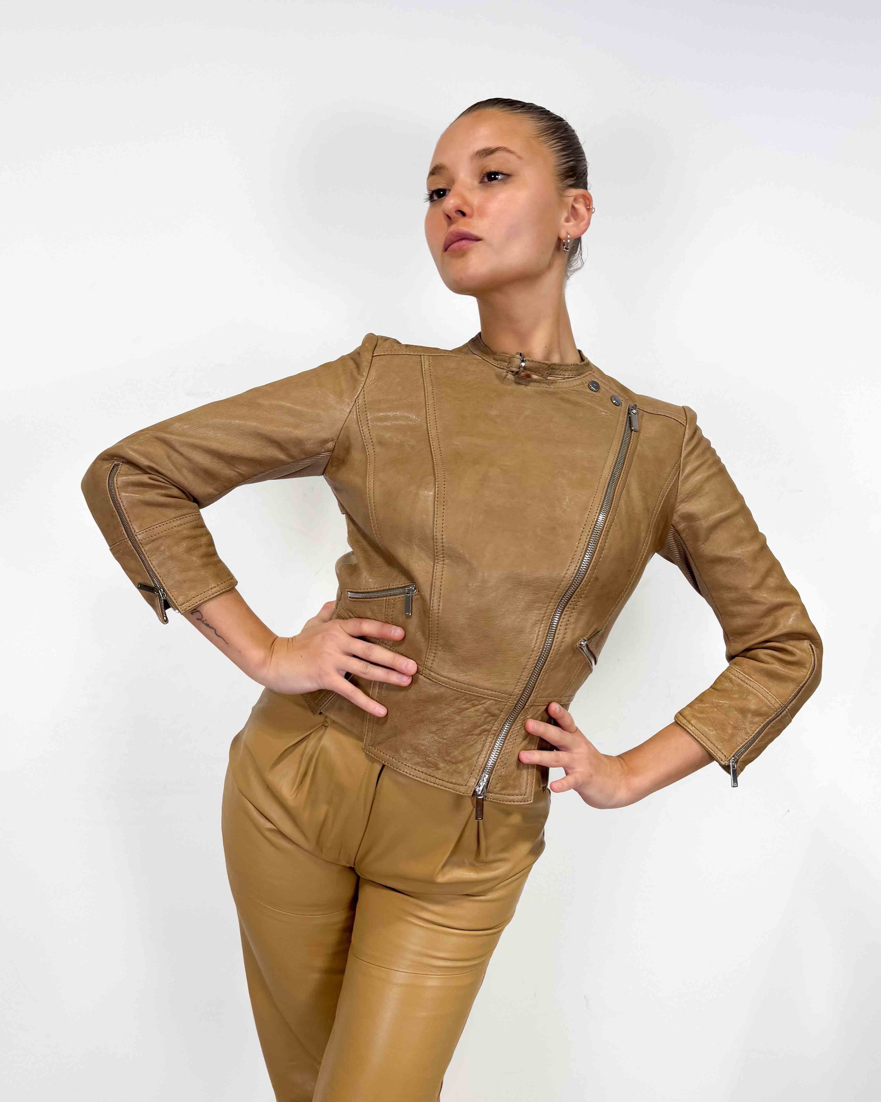 The carla leather jacket