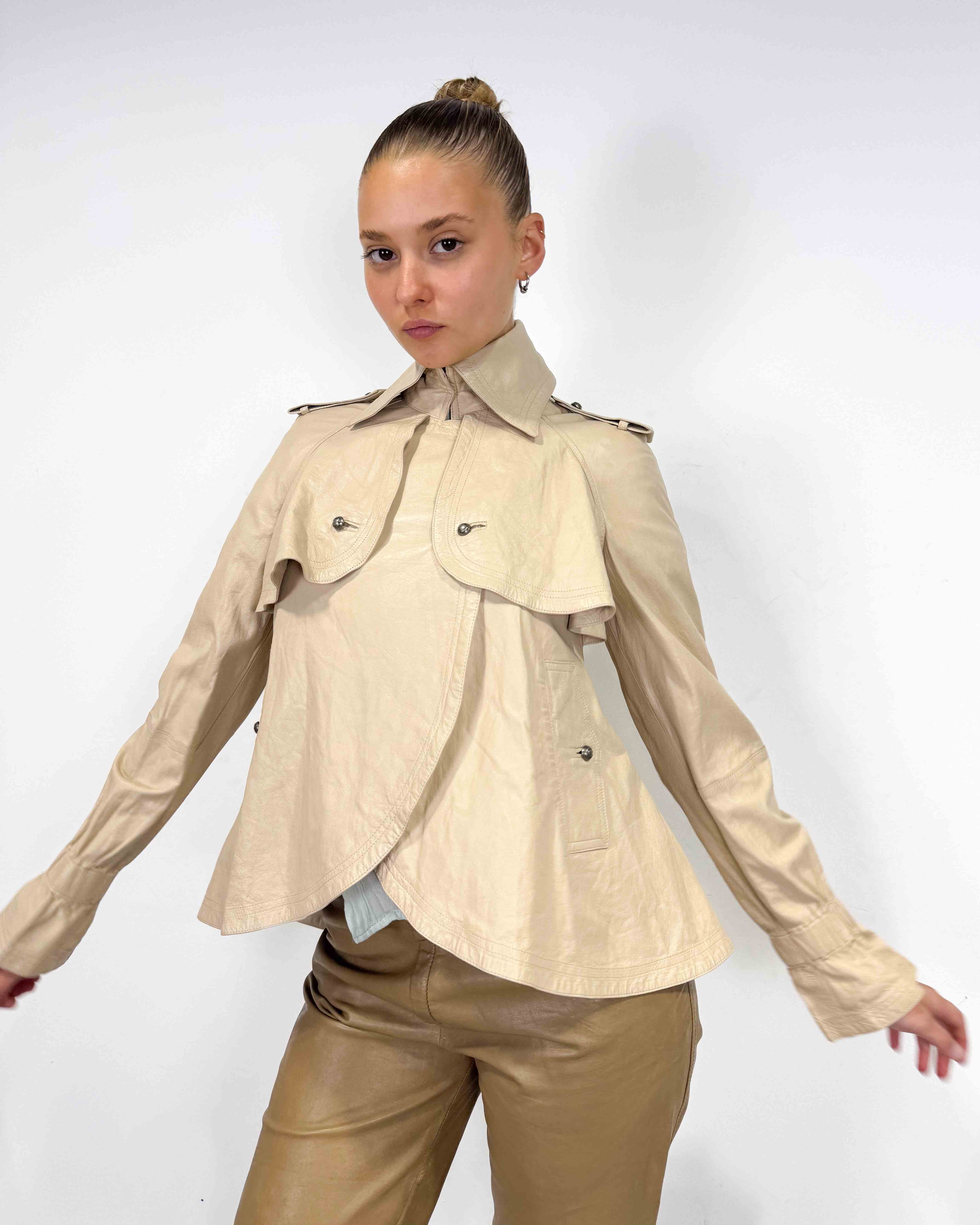 The elaine leather jacket