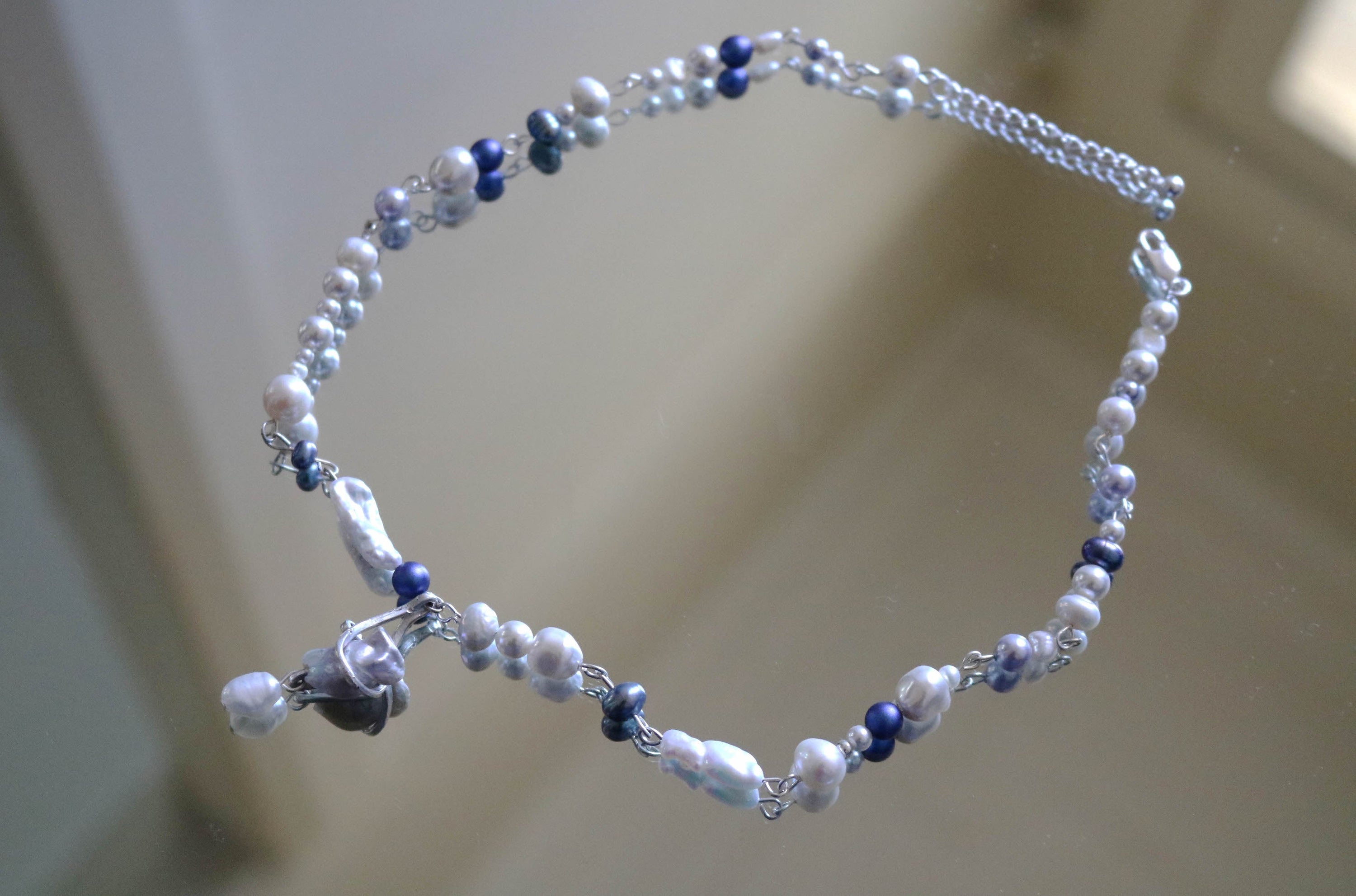 Floating charm necklace