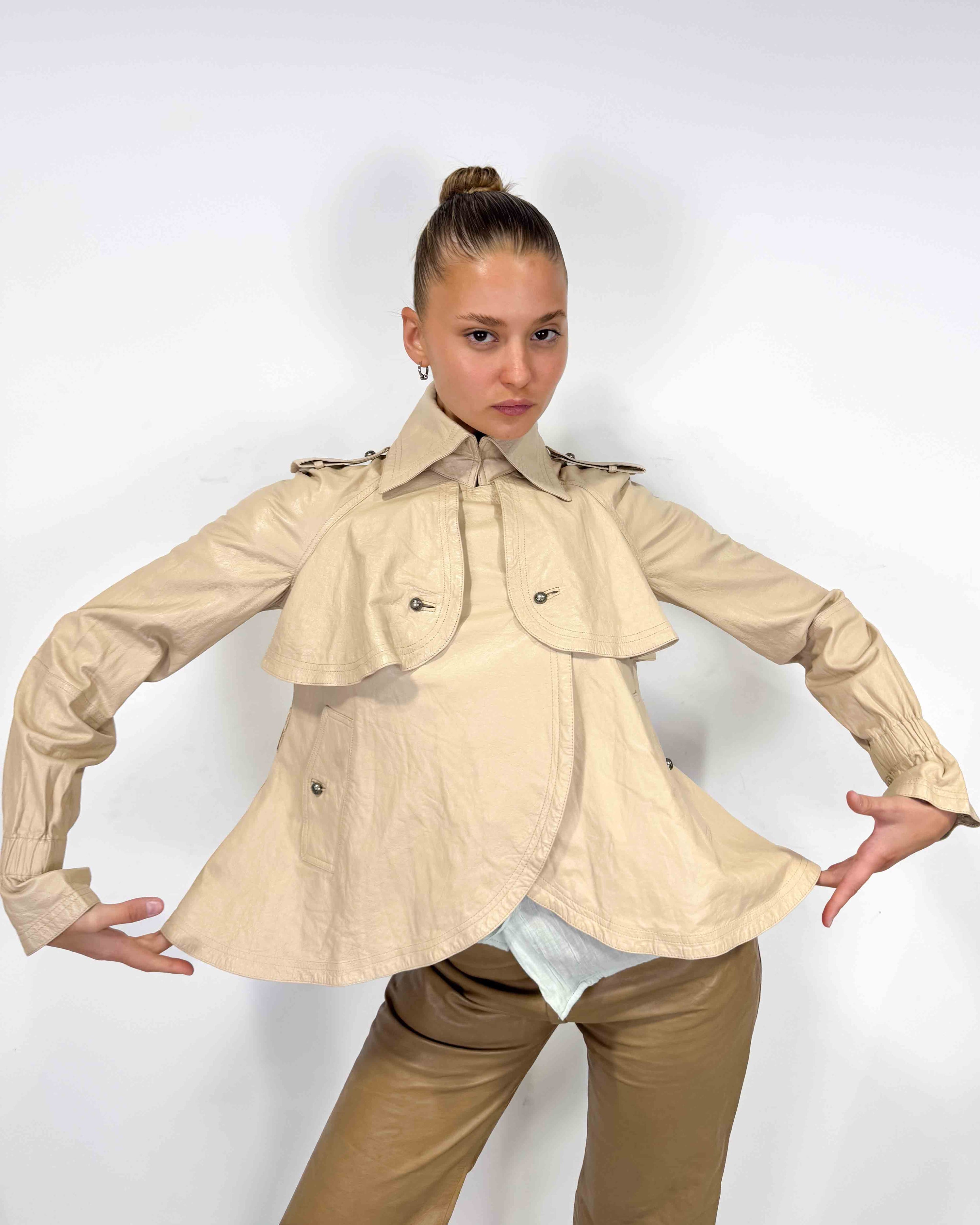 The elaine leather jacket