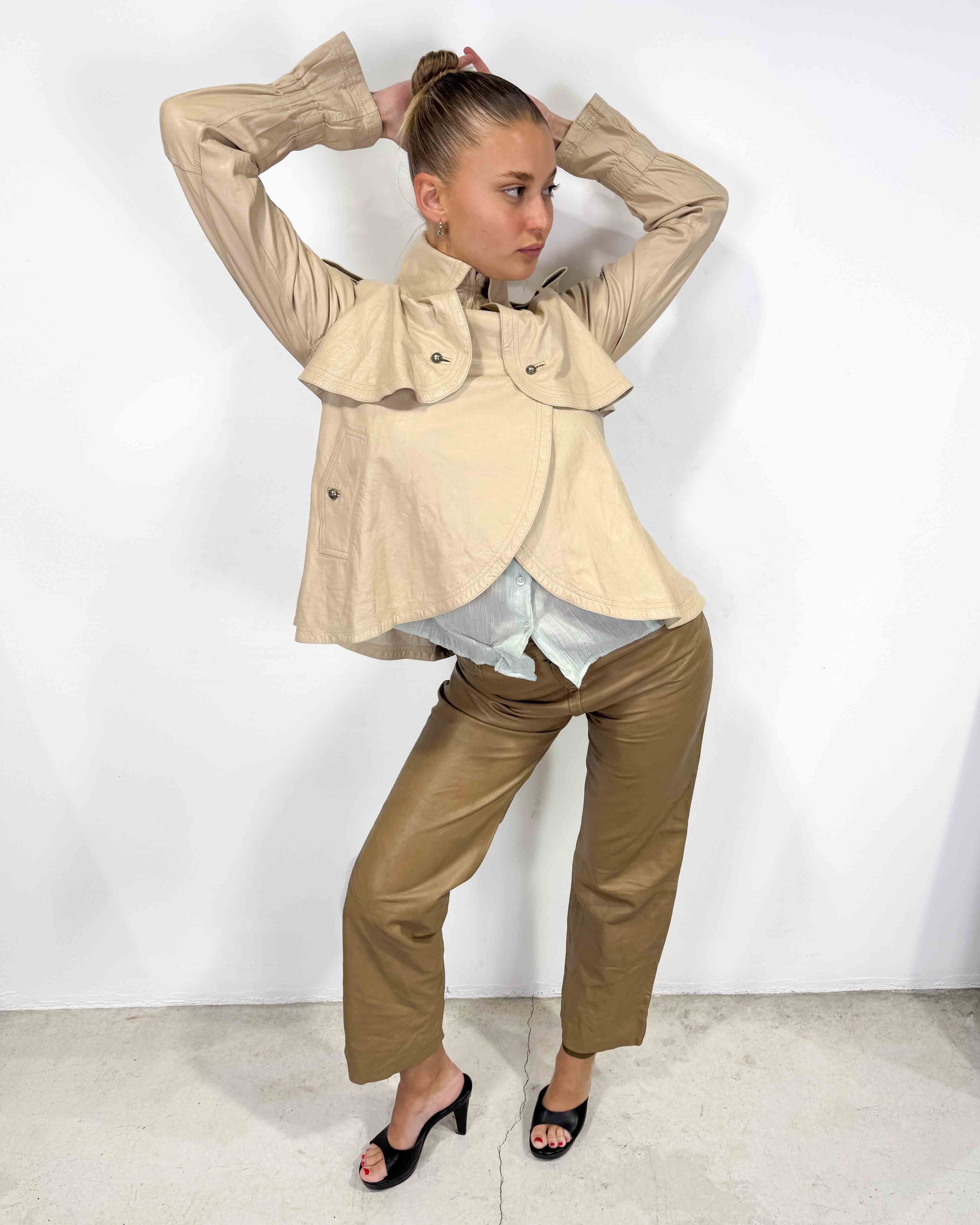 The elaine leather jacket