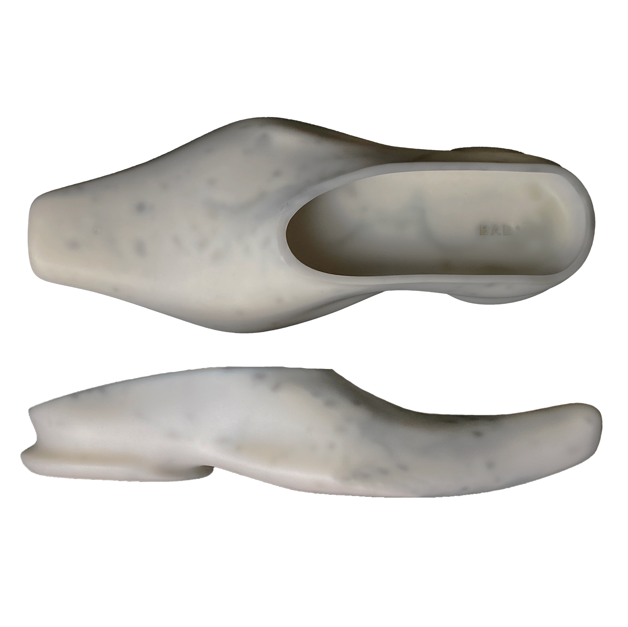 Soft rubber mules - dirty