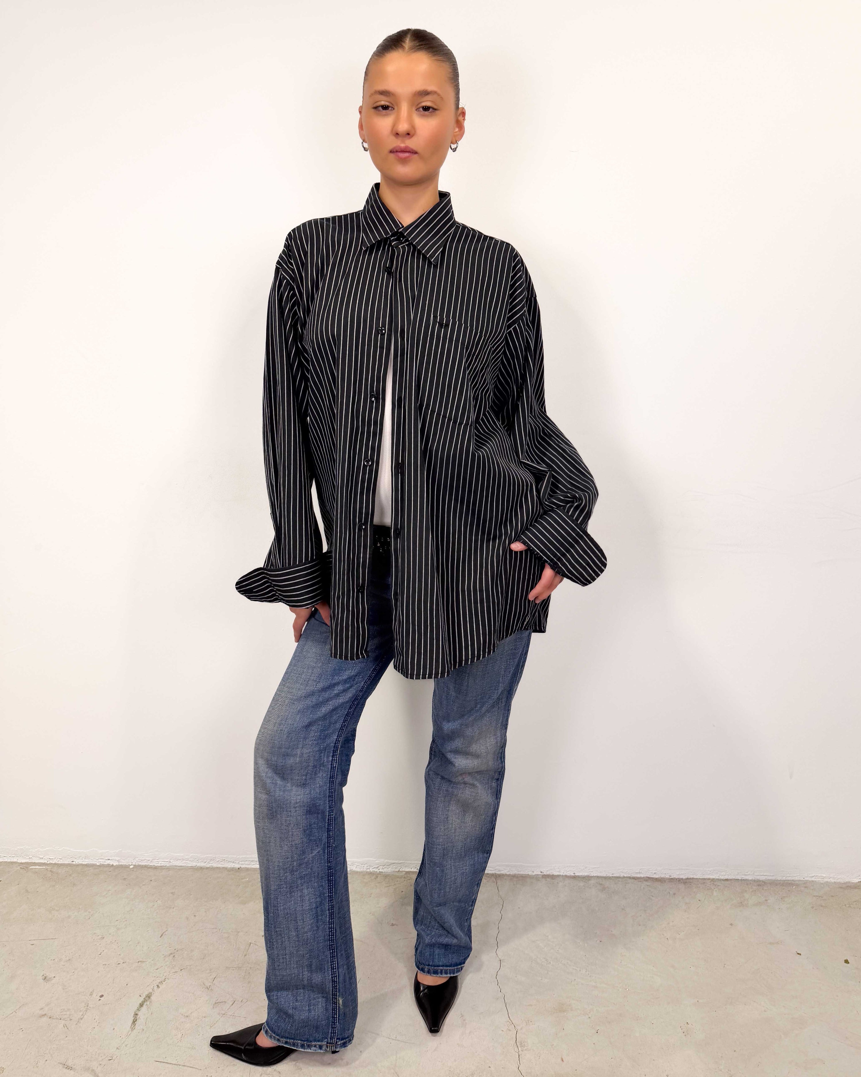 The olive shirt by giorgio armani