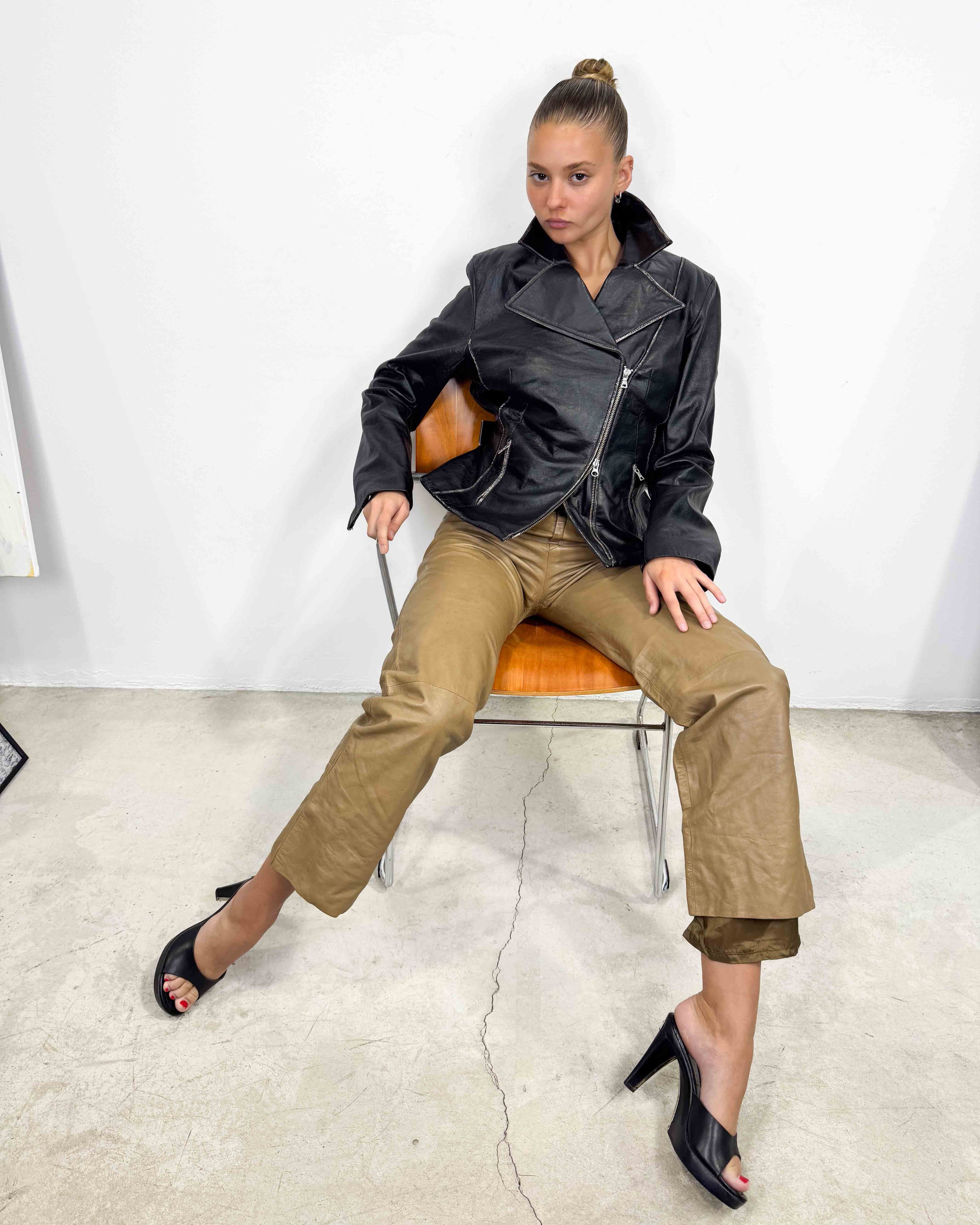 The aurora leather jacket
