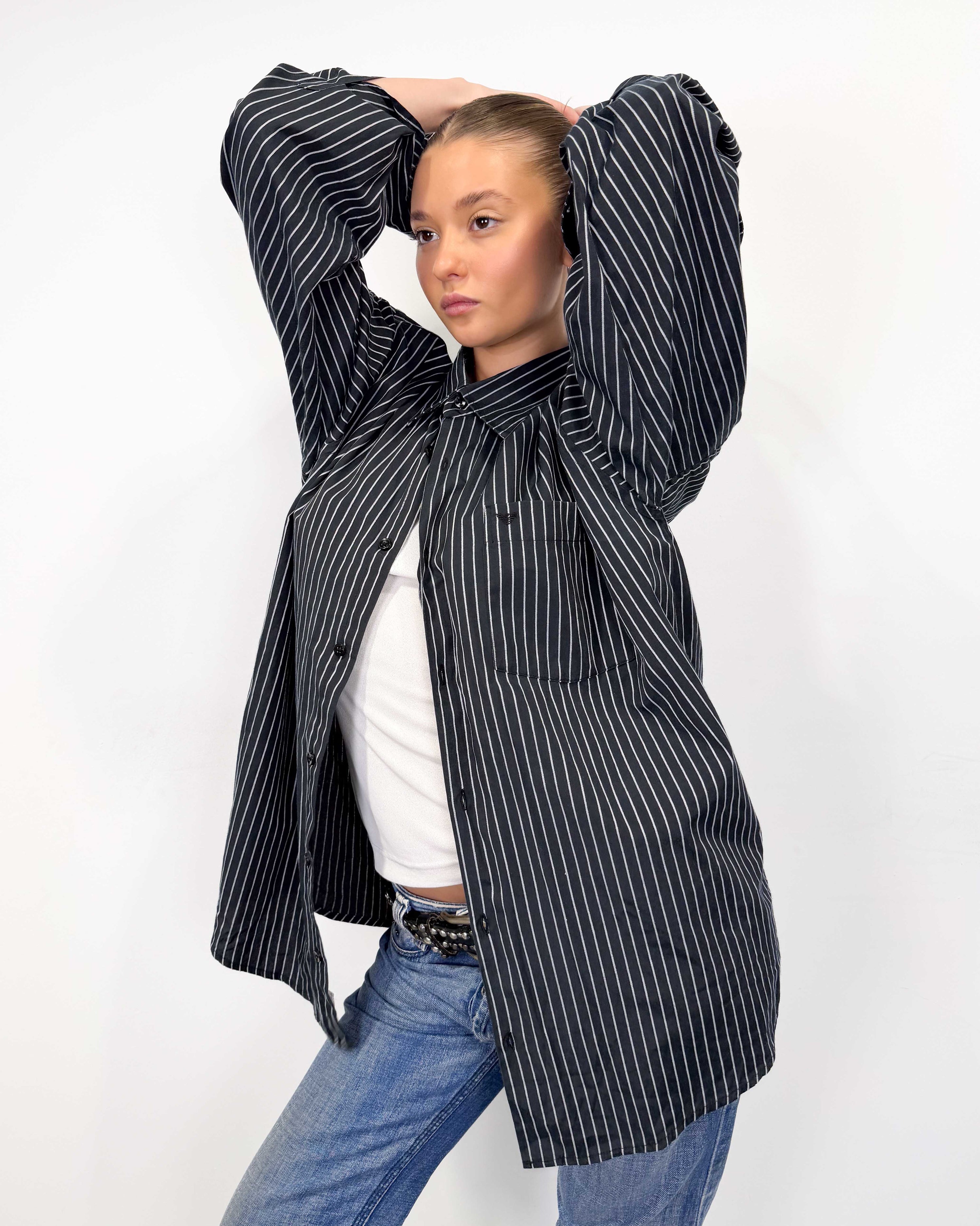 The olive shirt by giorgio armani