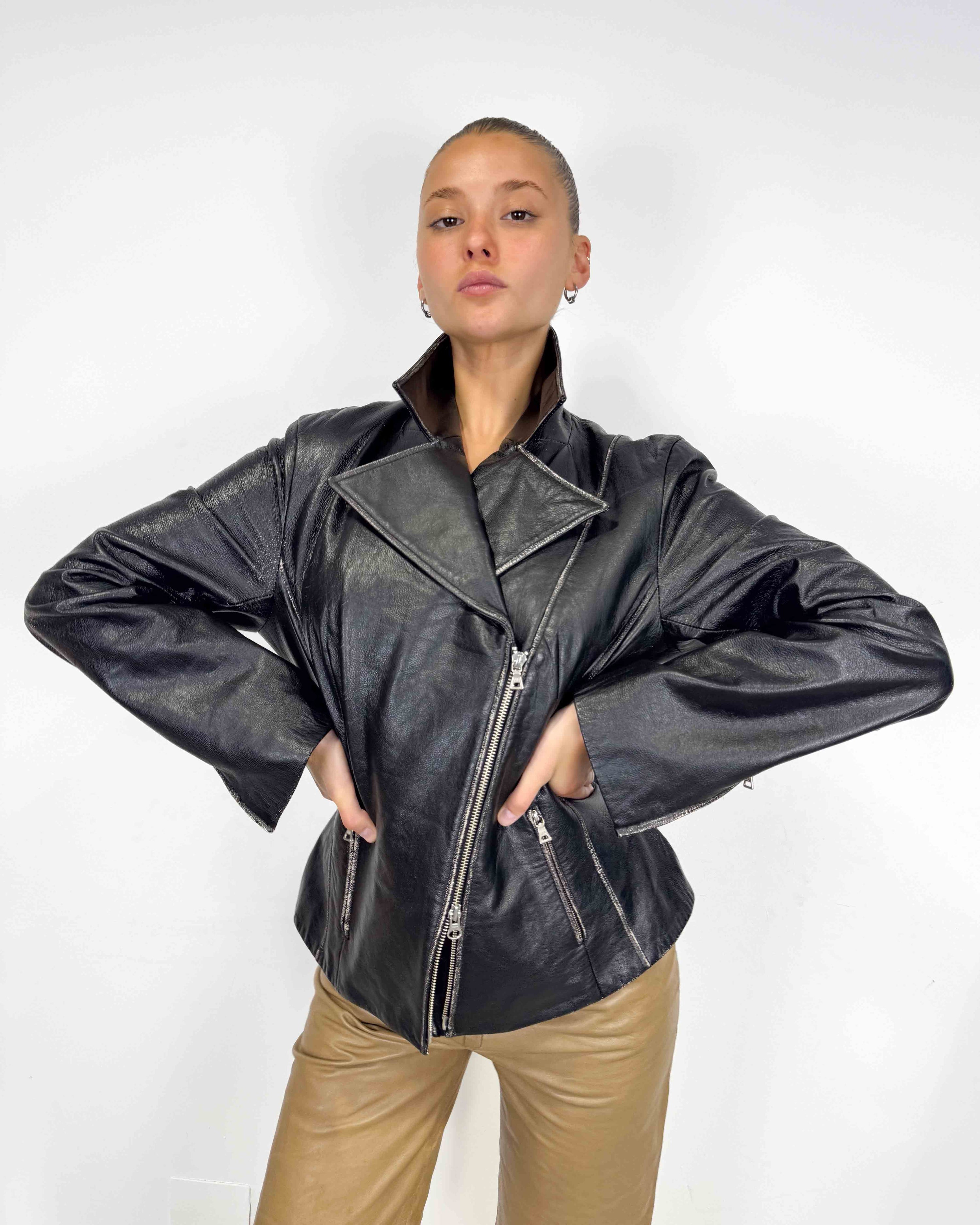 The aurora leather jacket