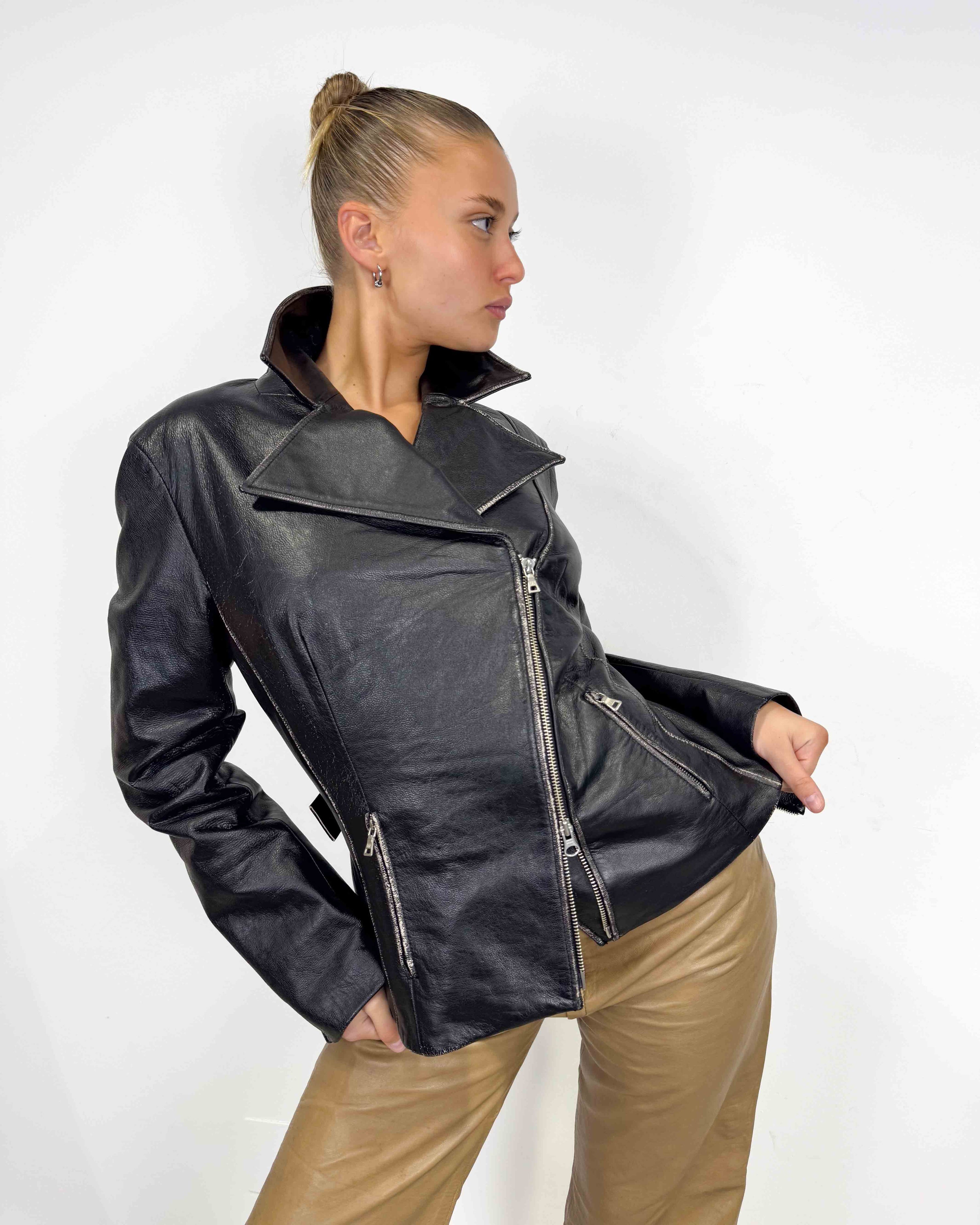 The aurora leather jacket