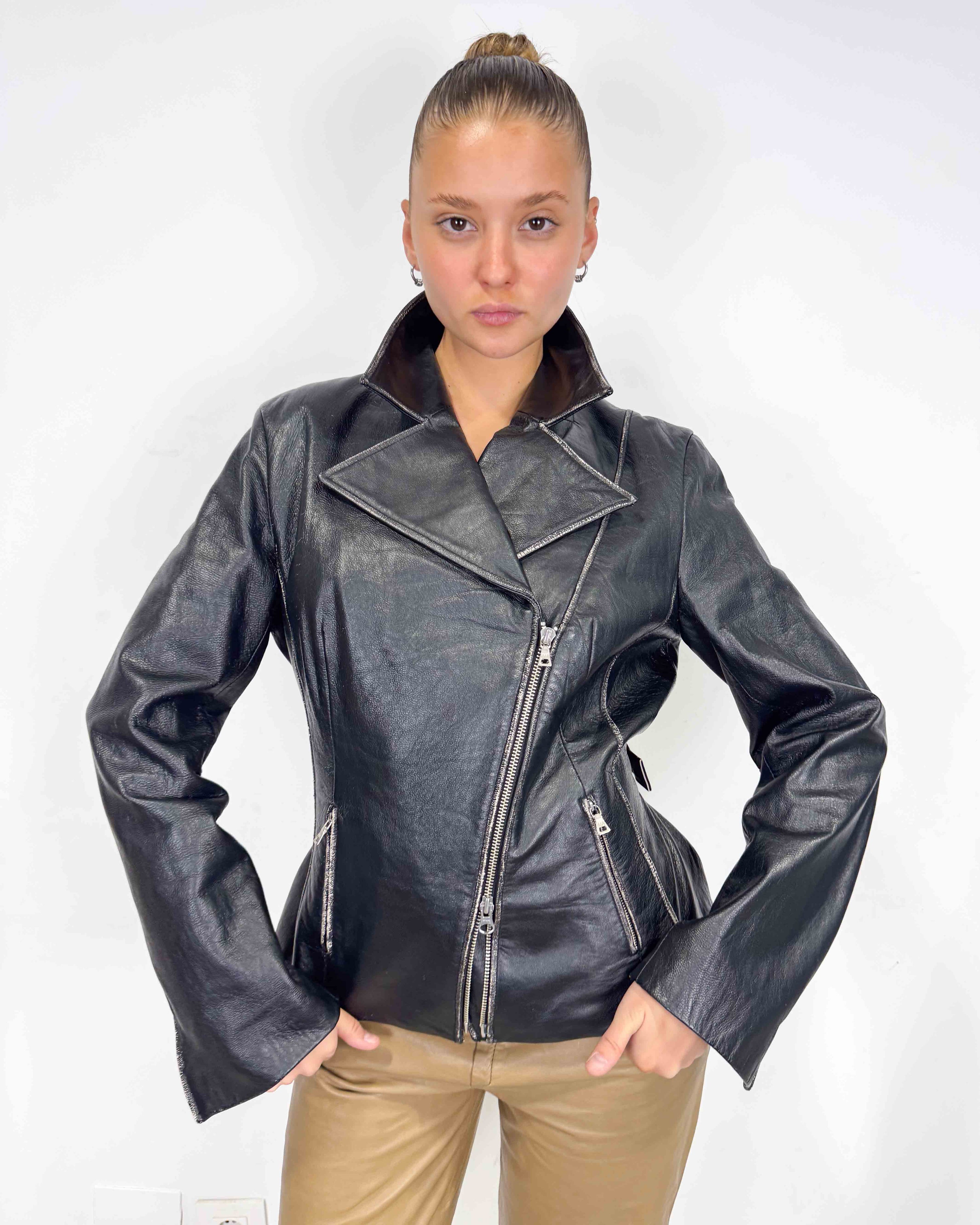 The aurora leather jacket