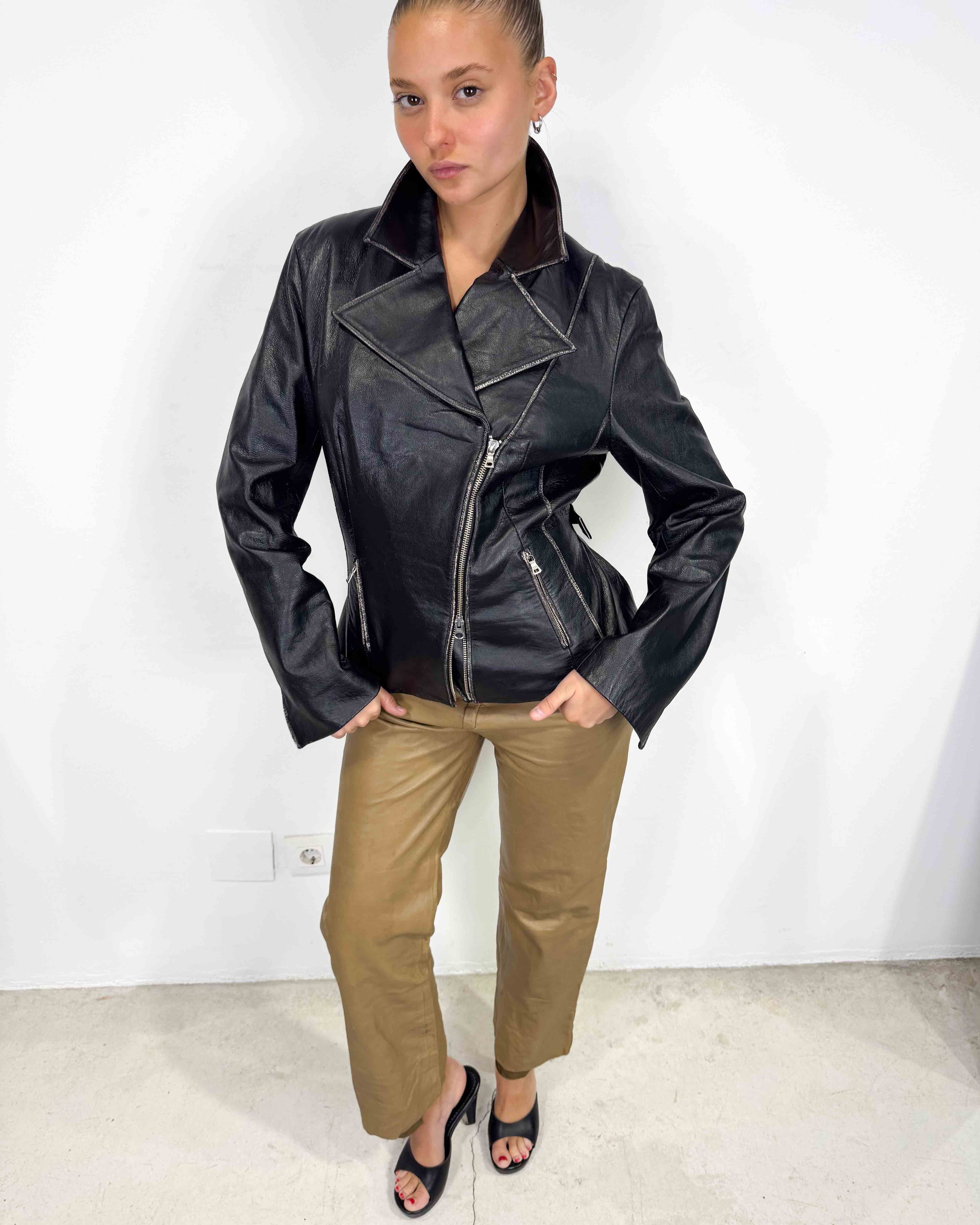 The aurora leather jacket