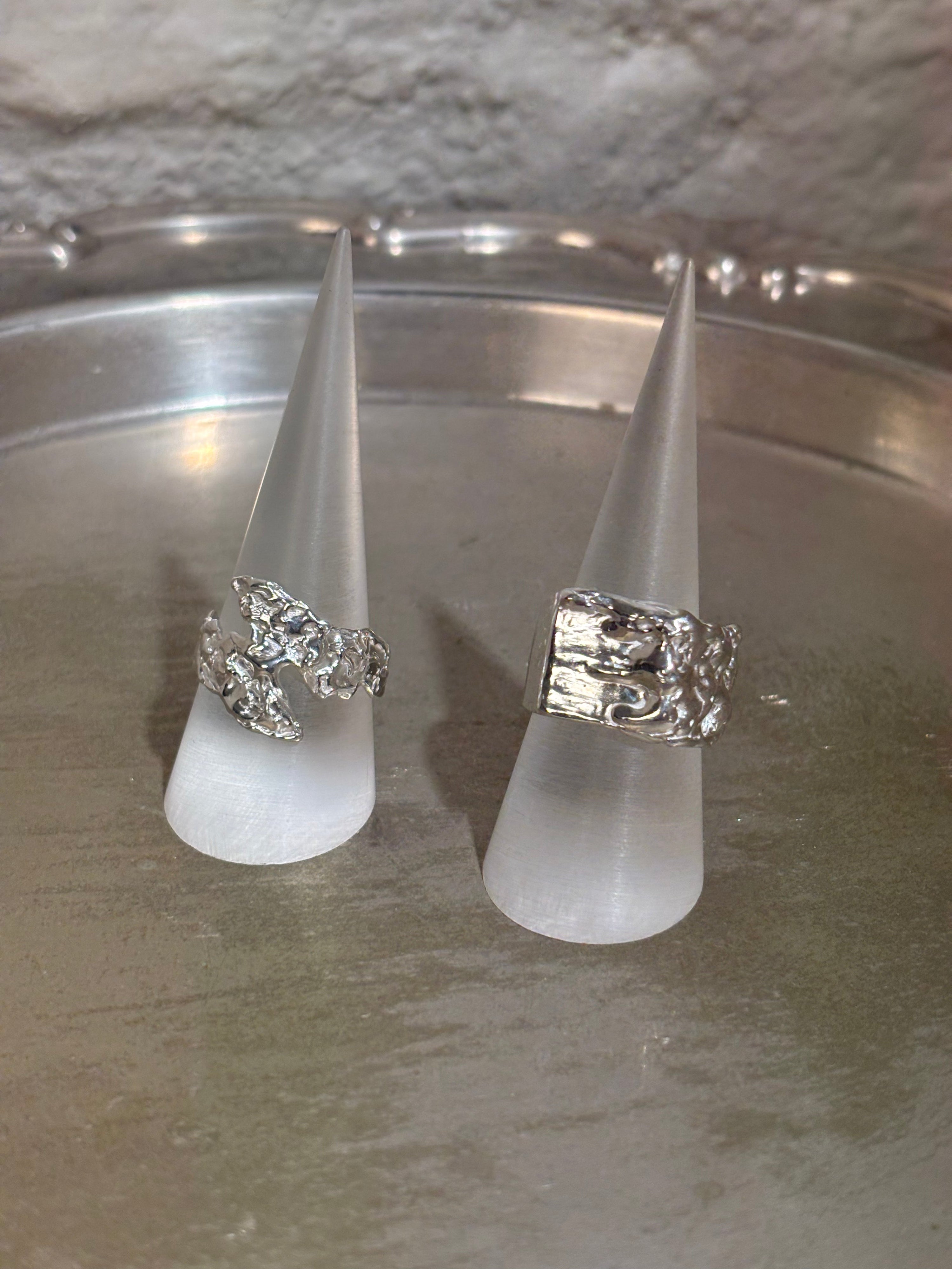 Visceral ring - silver